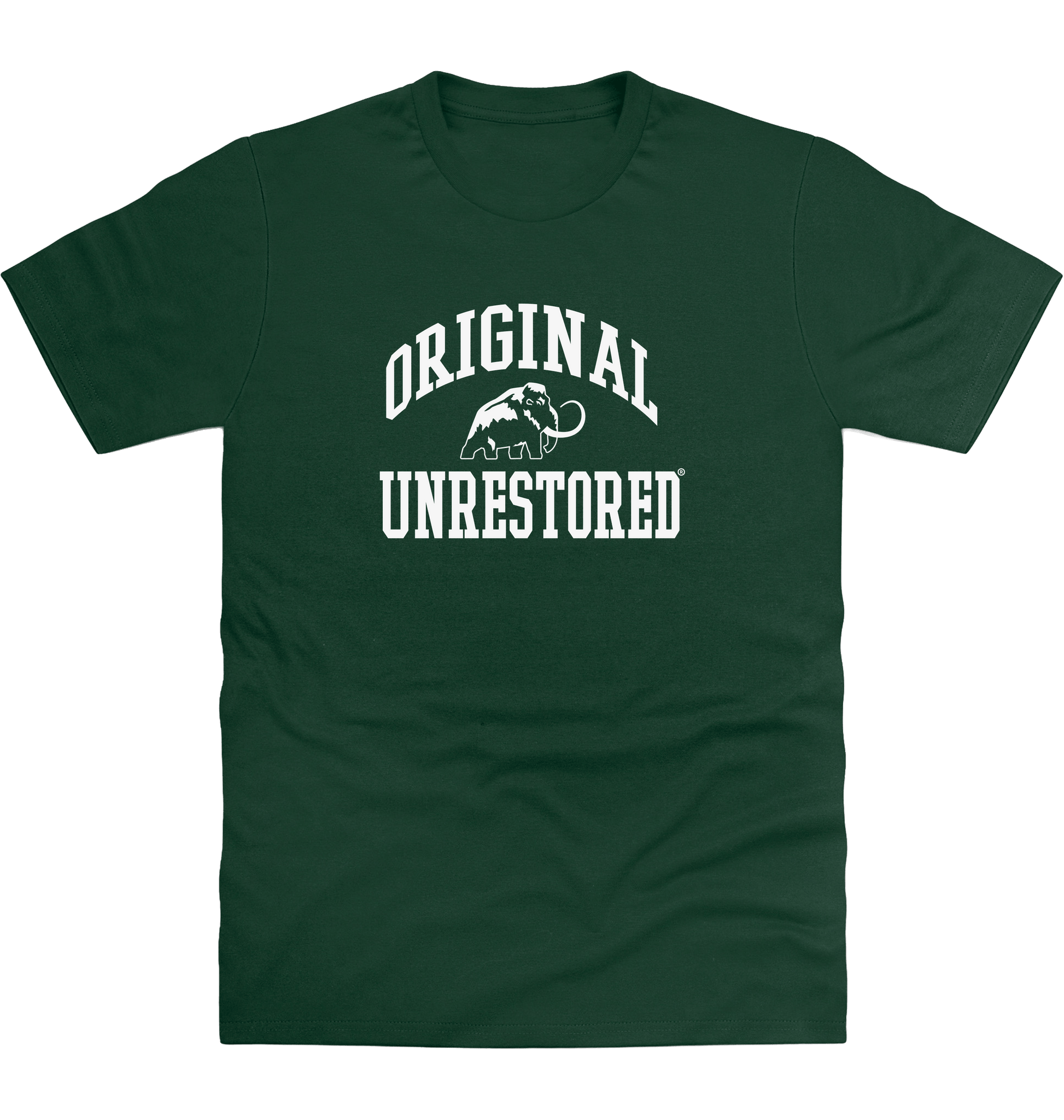 Bottle Green Printed T-shirt Front