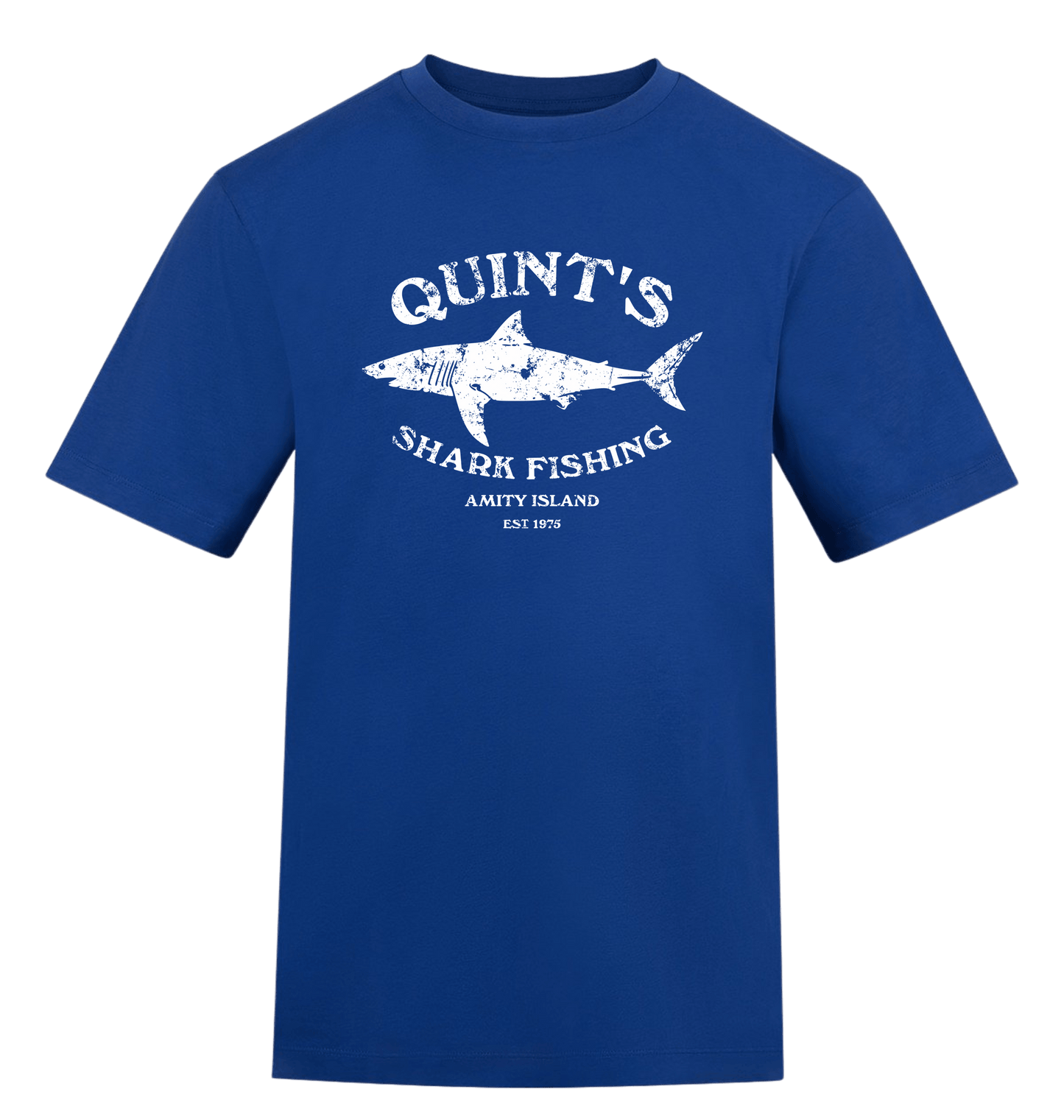 Royal Blue Printed T-shirt Front