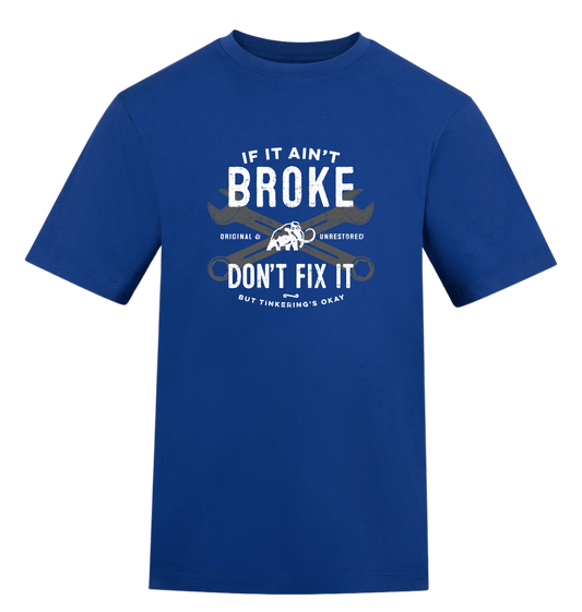 Royal Blue Printed T-shirt Front