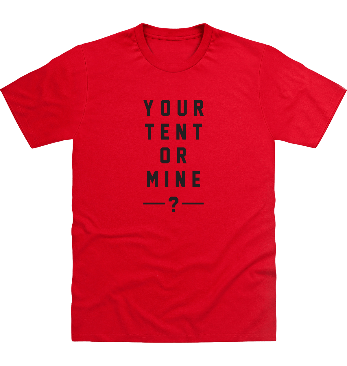 Fire Red Printed T-shirt Front