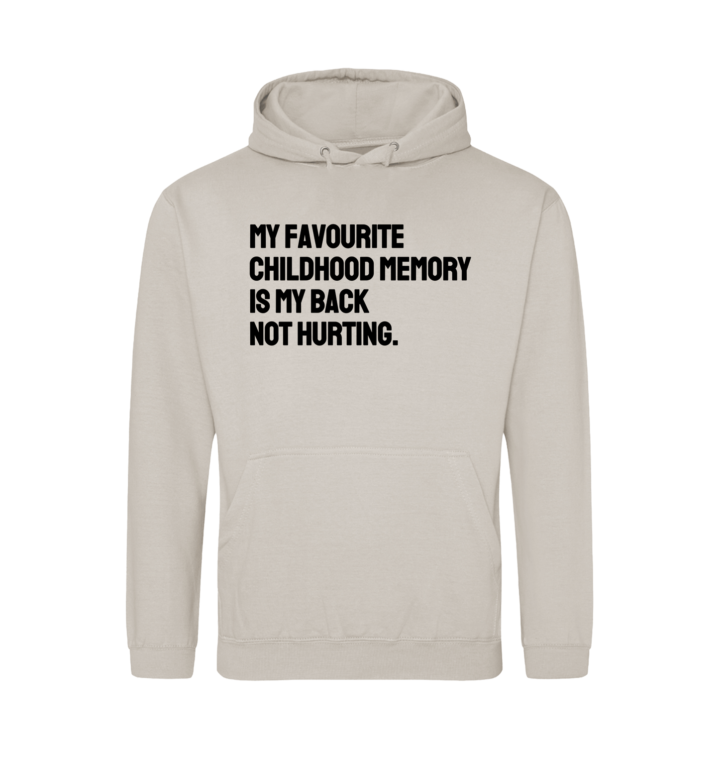 Natural Stone Printed Hoody Front