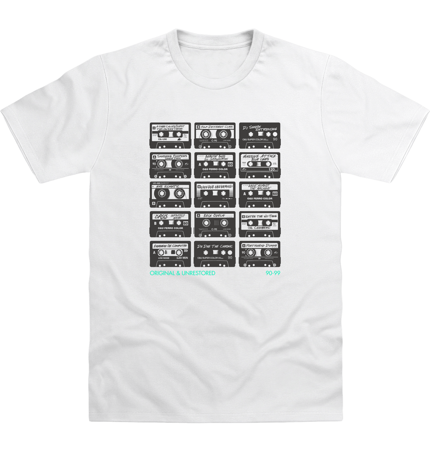 Arctic White Printed T-shirt Front