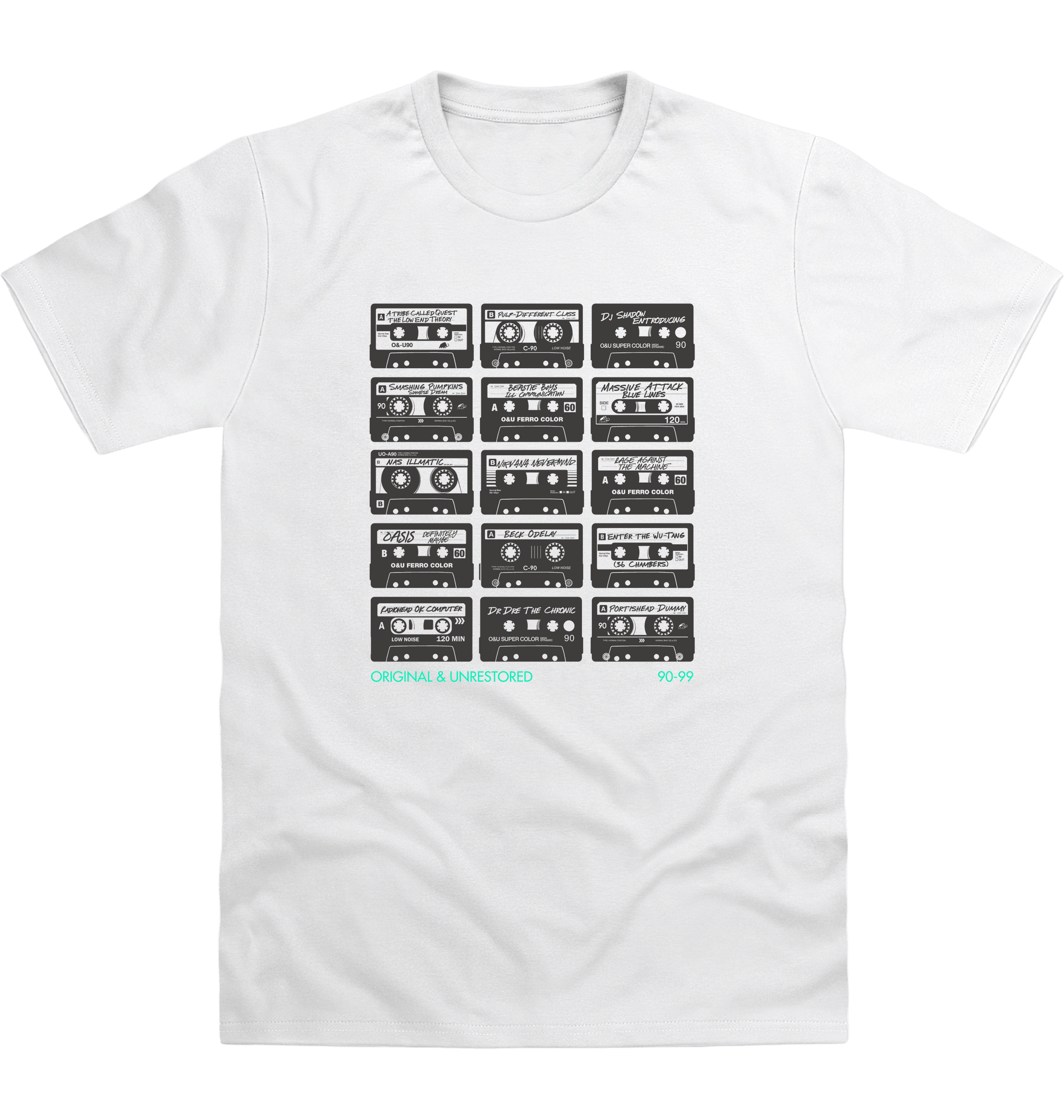 Arctic White Printed T-shirt Front