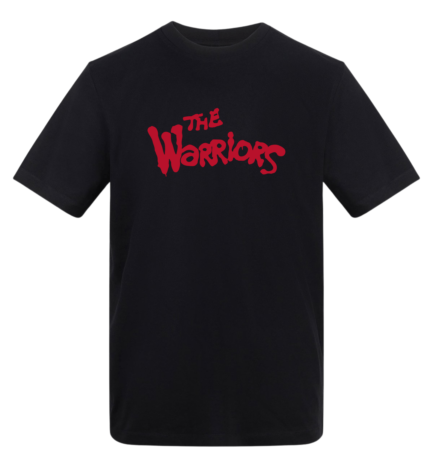 Deep Black Printed T-shirt Front