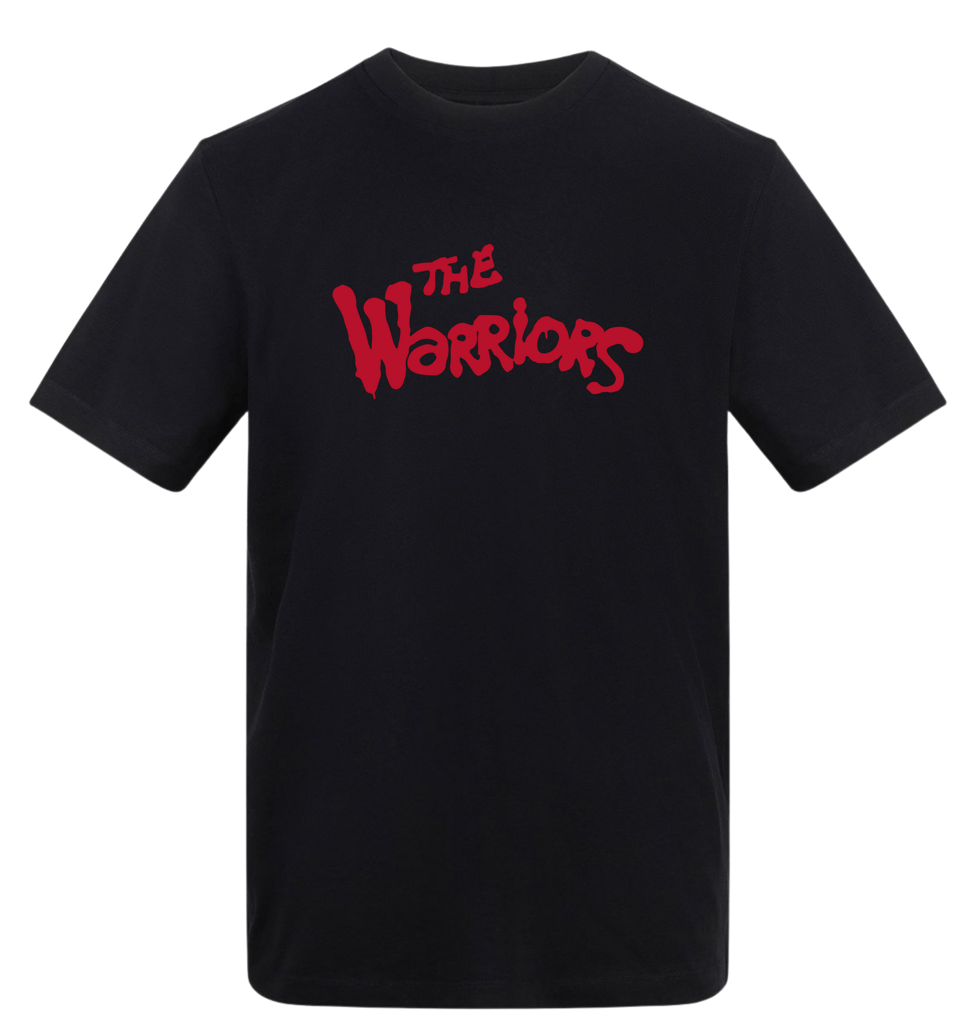 Deep Black Printed T-shirt Front