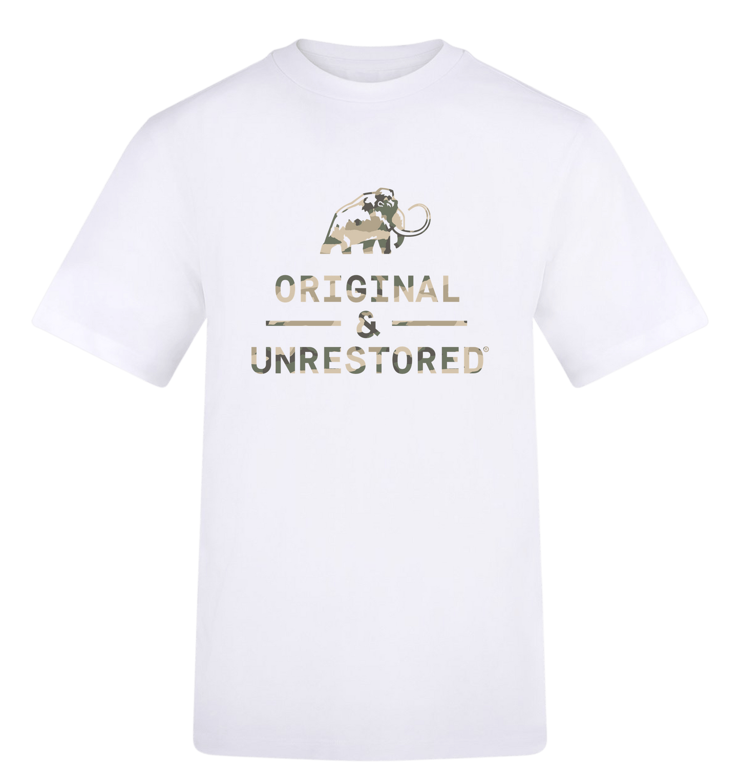 Arctic White Printed T-shirt Front