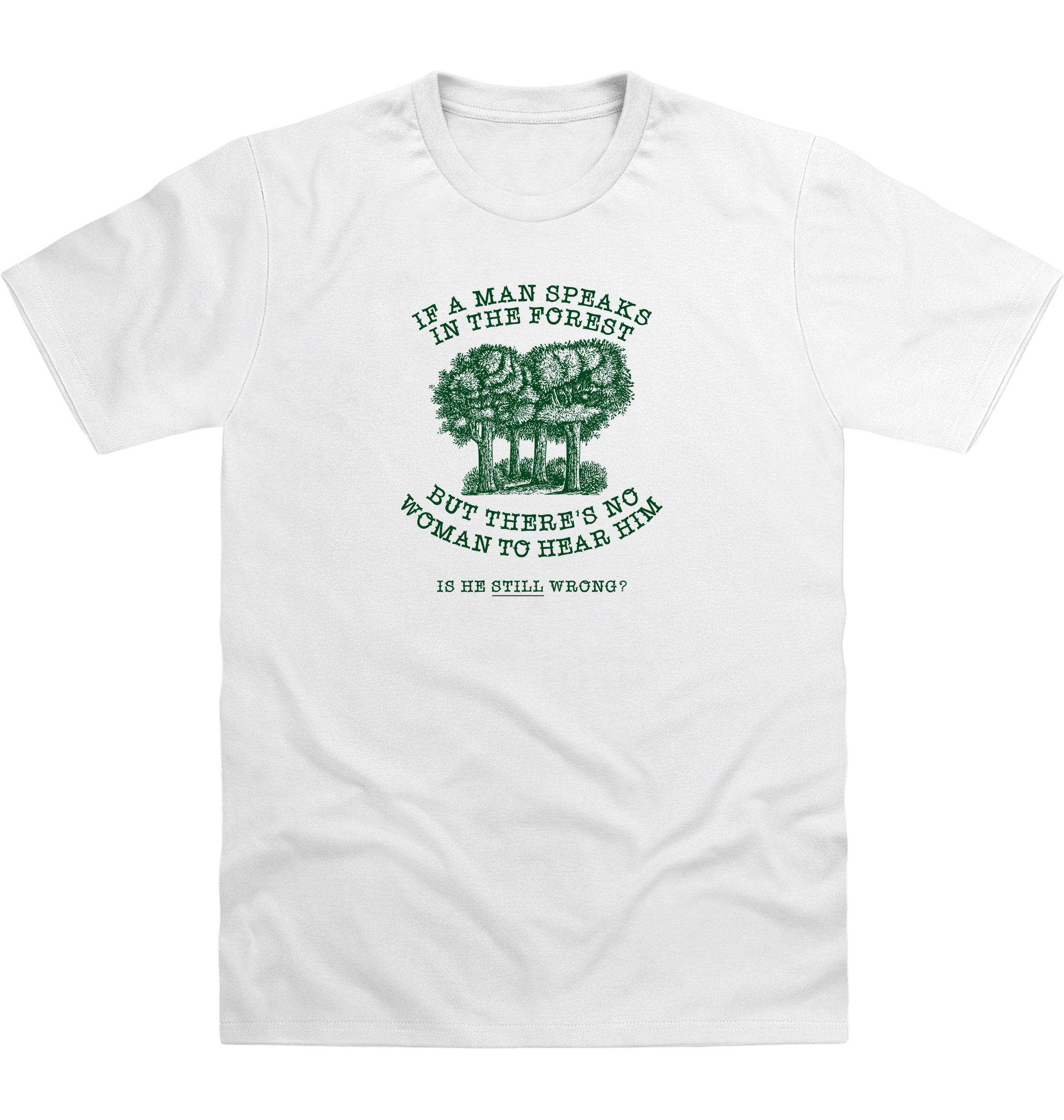 Arctic White Printed T-shirt Front