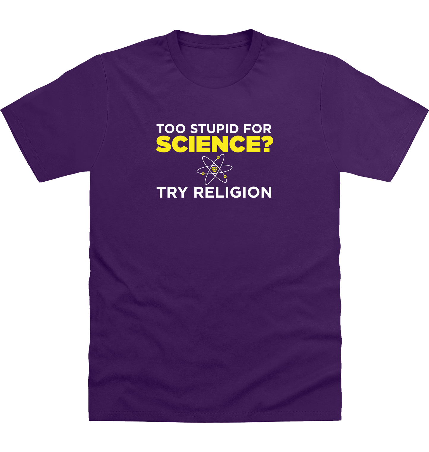 Purple Printed T-shirt Front