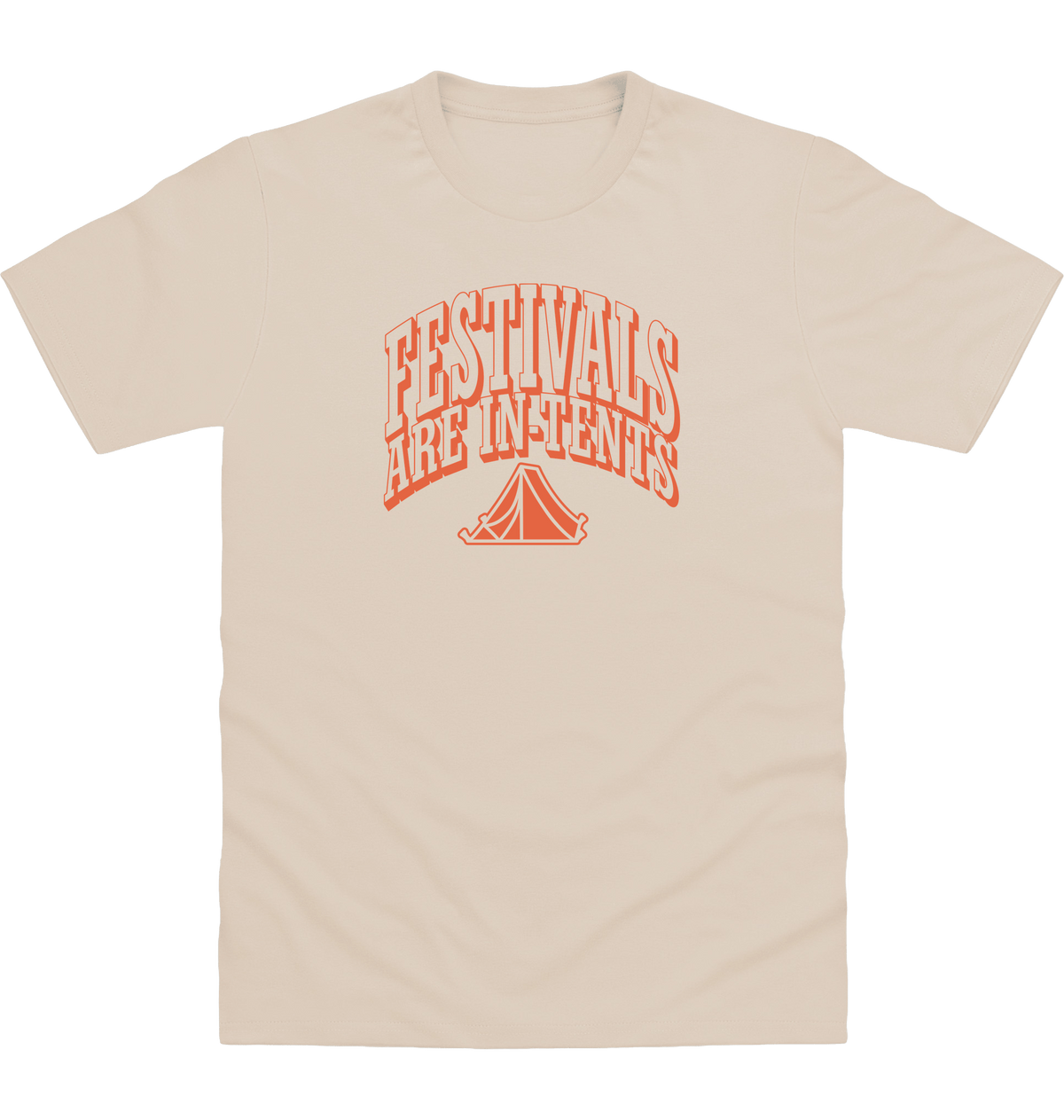 Natural Stone Printed T-shirt Front
