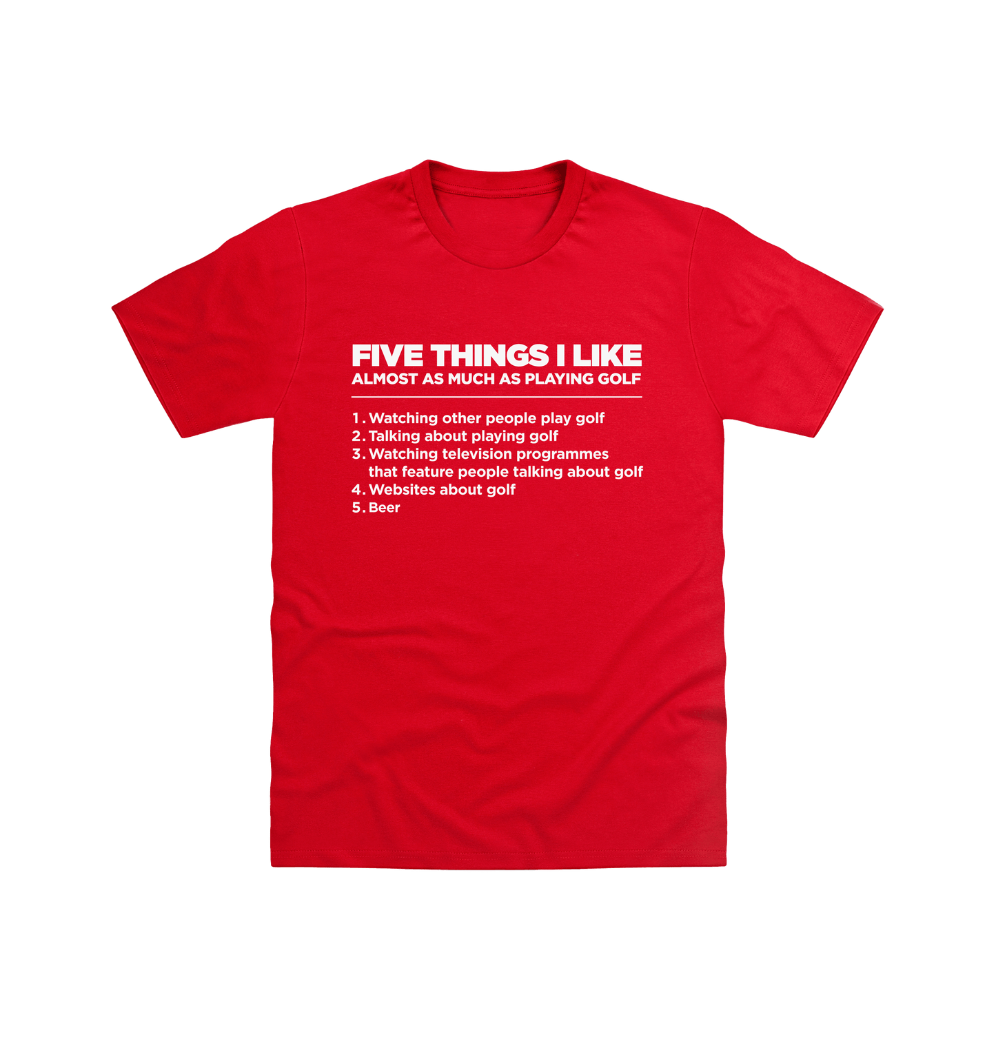 Red Printed T-shirt Front
