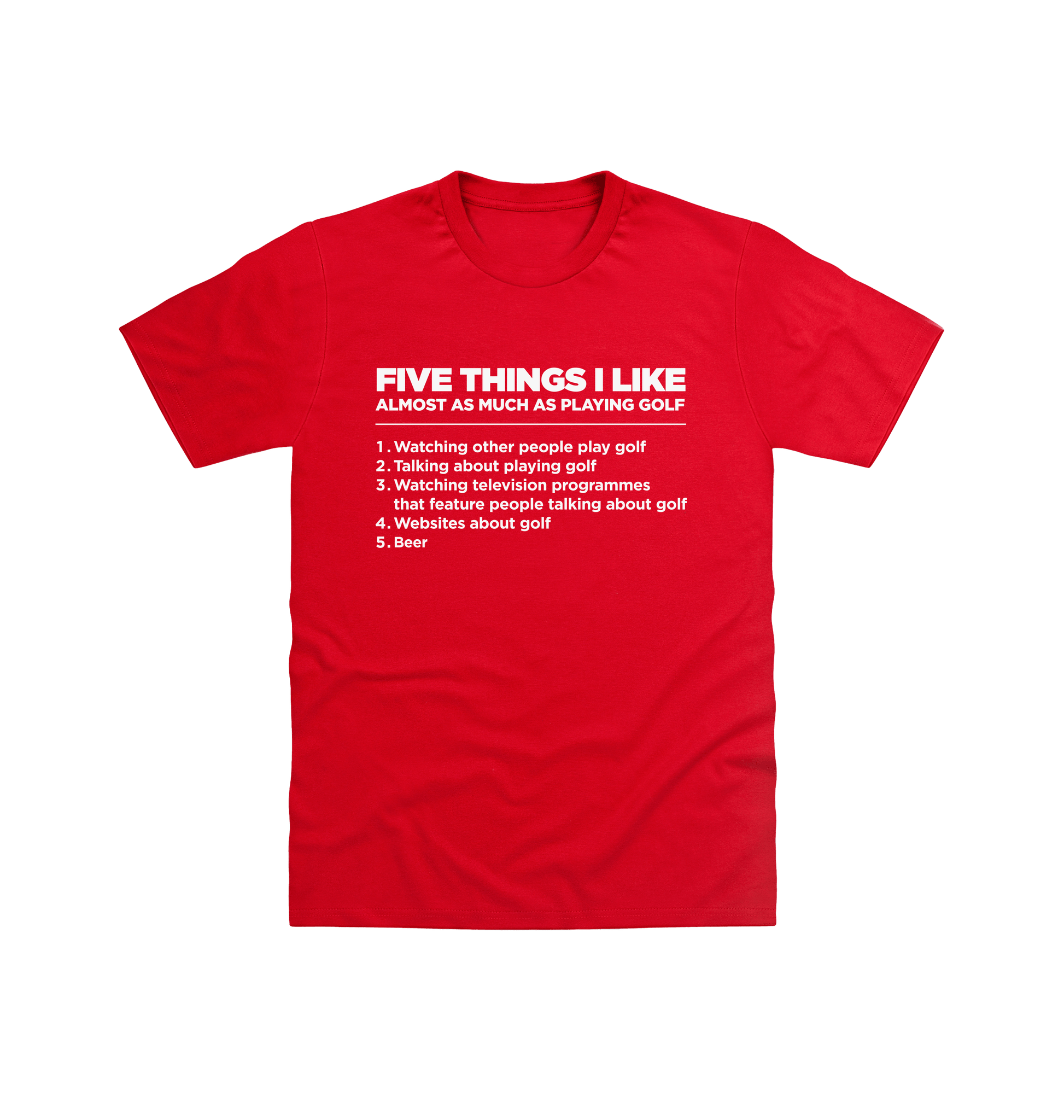 Red Printed T-shirt Front