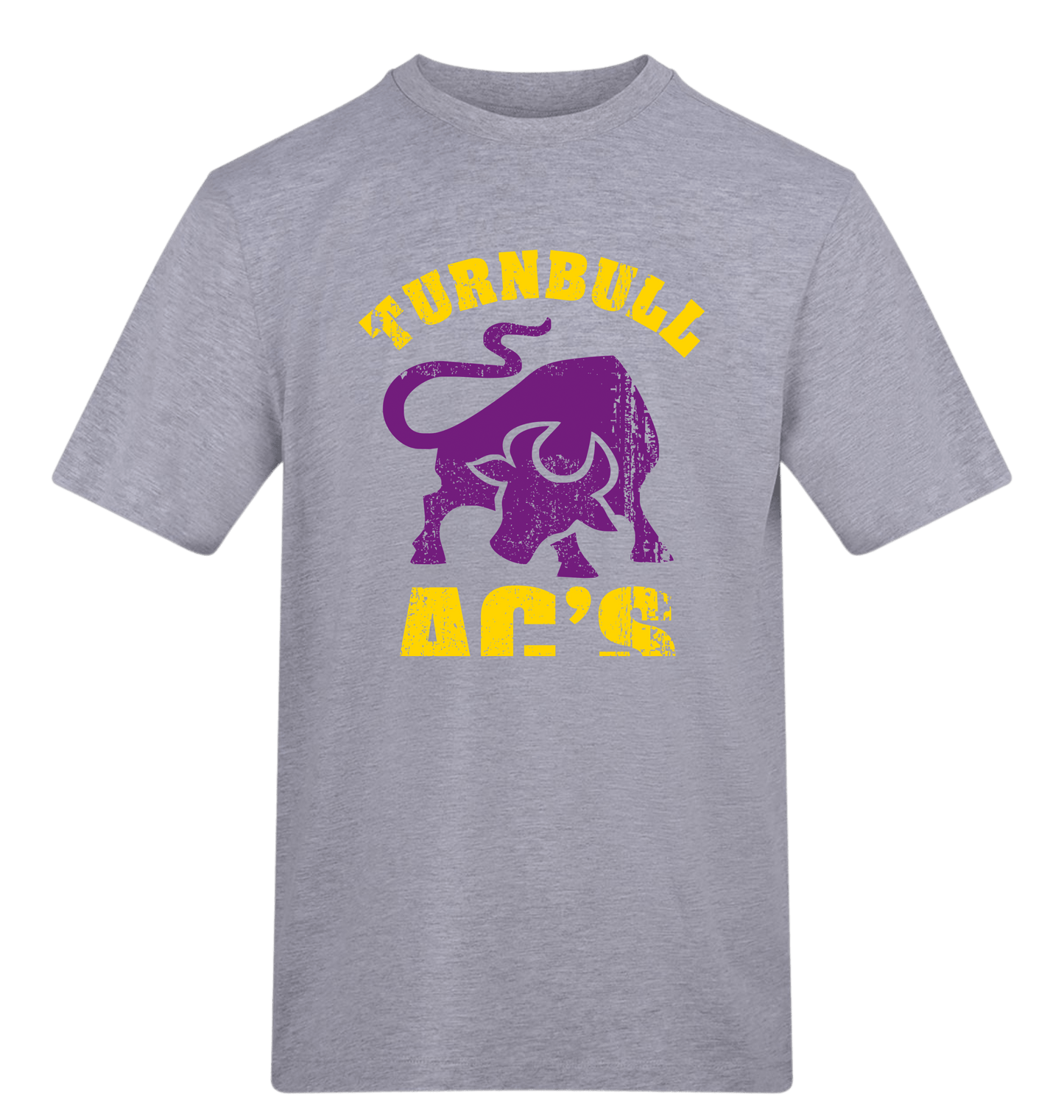 Heather Grey Printed T-shirt Front