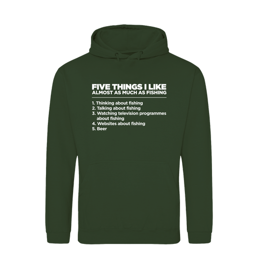Forest Green Printed Hoody Front