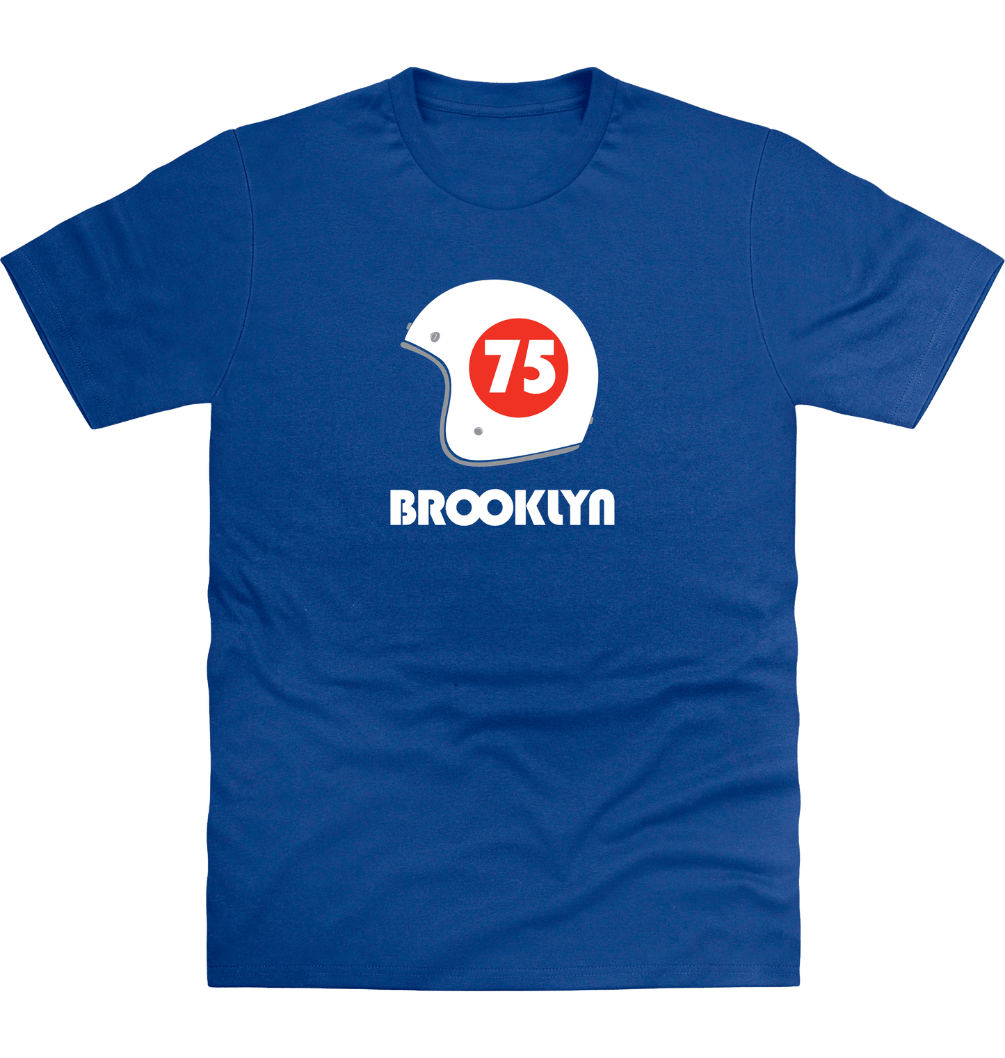Royal Blue Printed T-shirt Front
