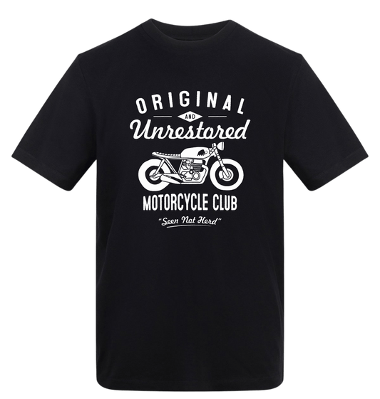 Deep Black Printed T-shirt Front