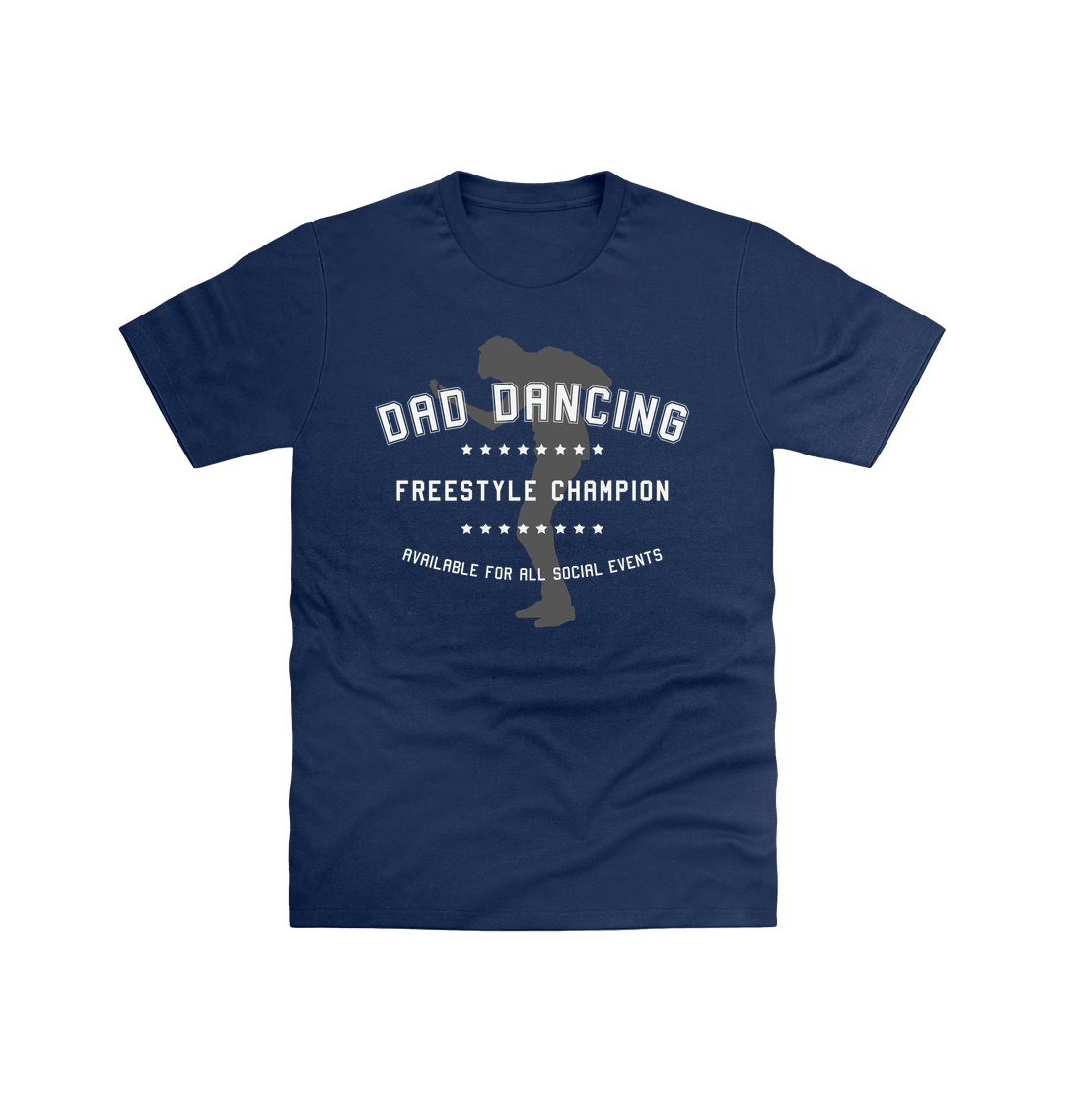 Navy Printed T-shirt Front