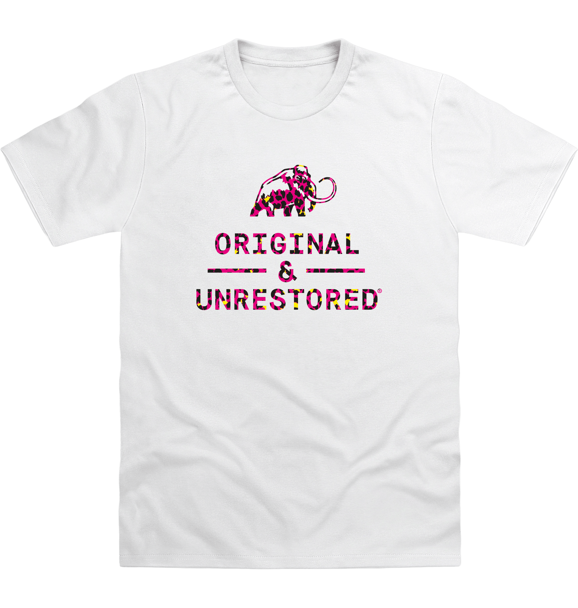 Arctic White Printed T-shirt Front
