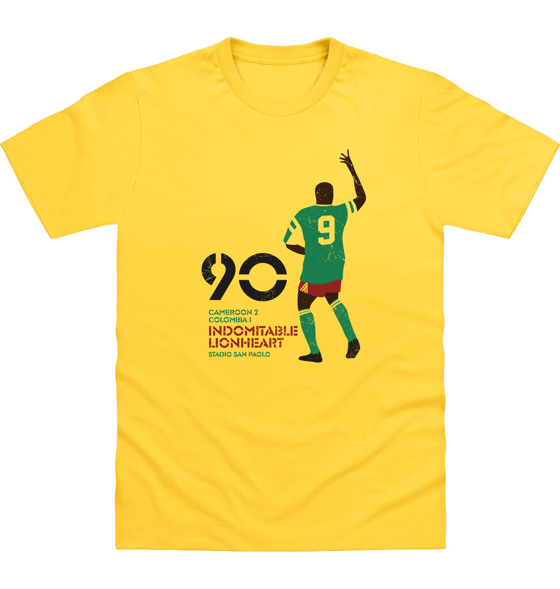 Sun Yellow Printed T-shirt Front