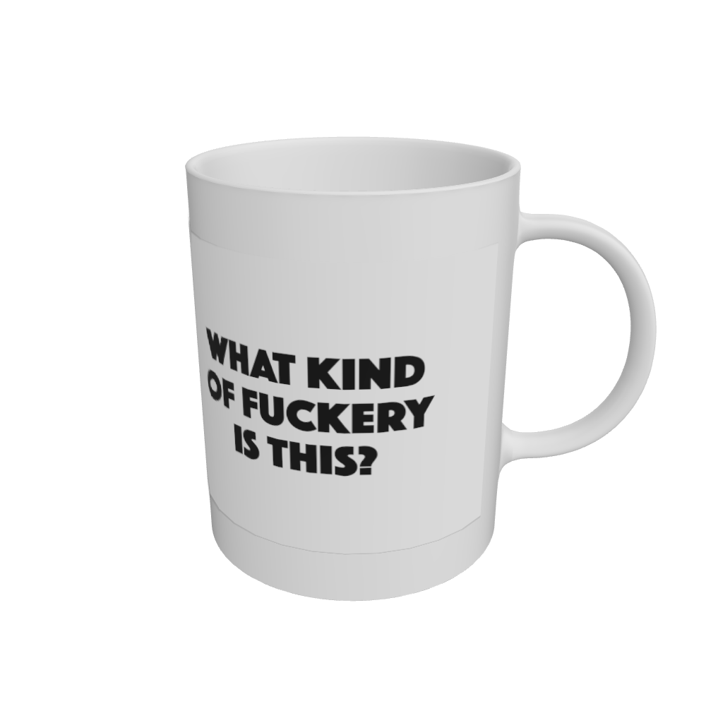 White Mug Front