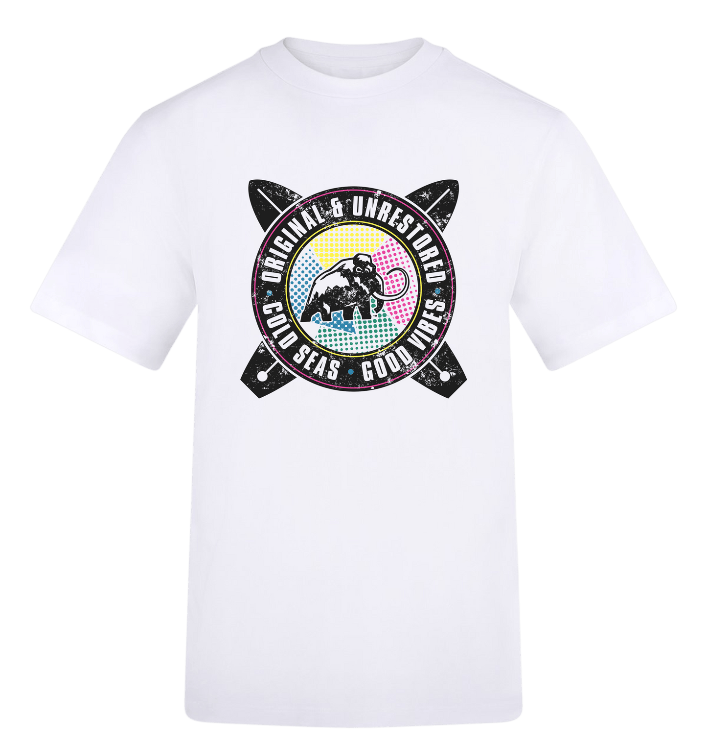 Arctic White Printed T-shirt Front
