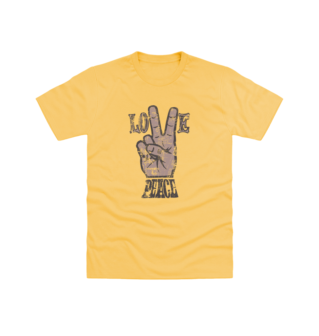 Yellow Haze Printed T-shirt Front