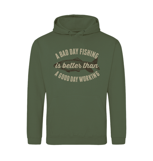Earthy Green Printed Hoody Front