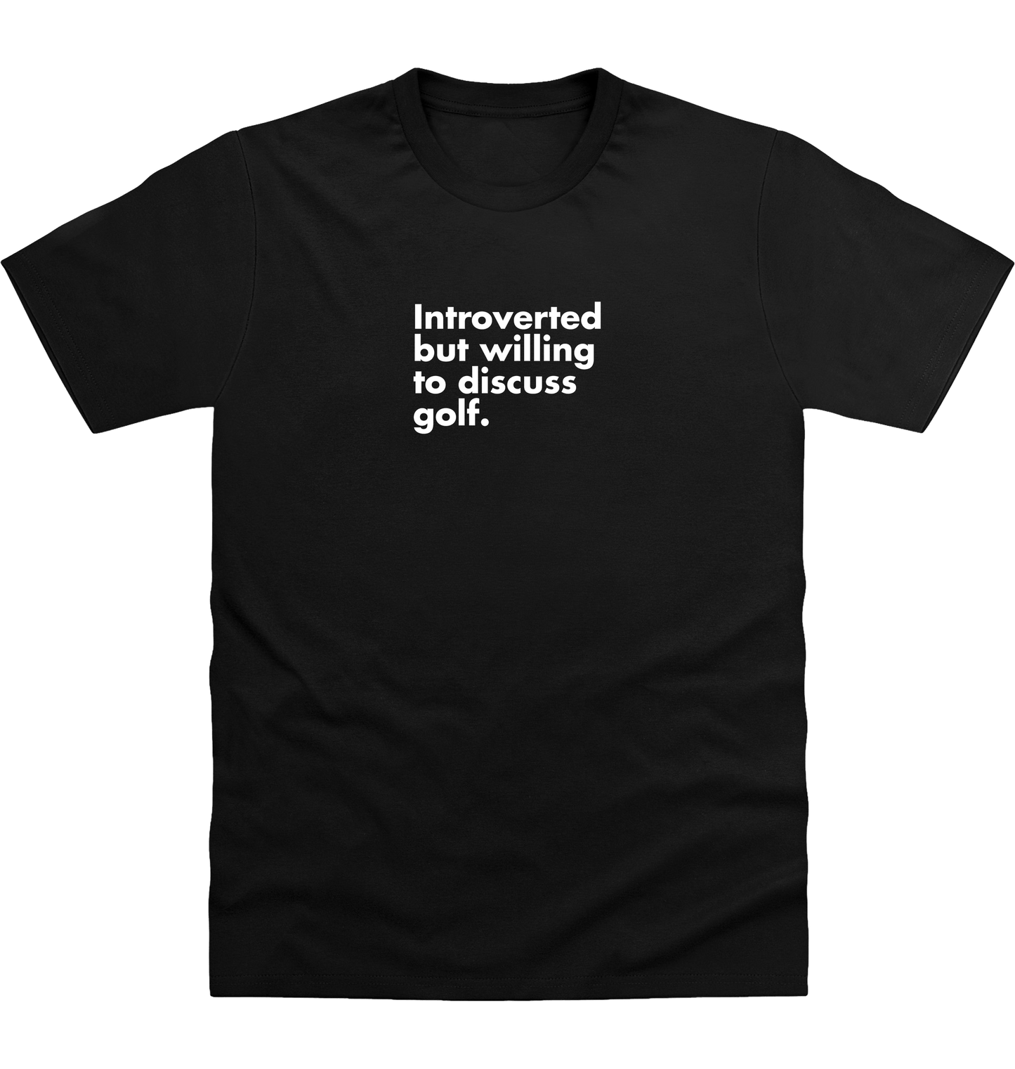 Deep Black Printed T-shirt Front
