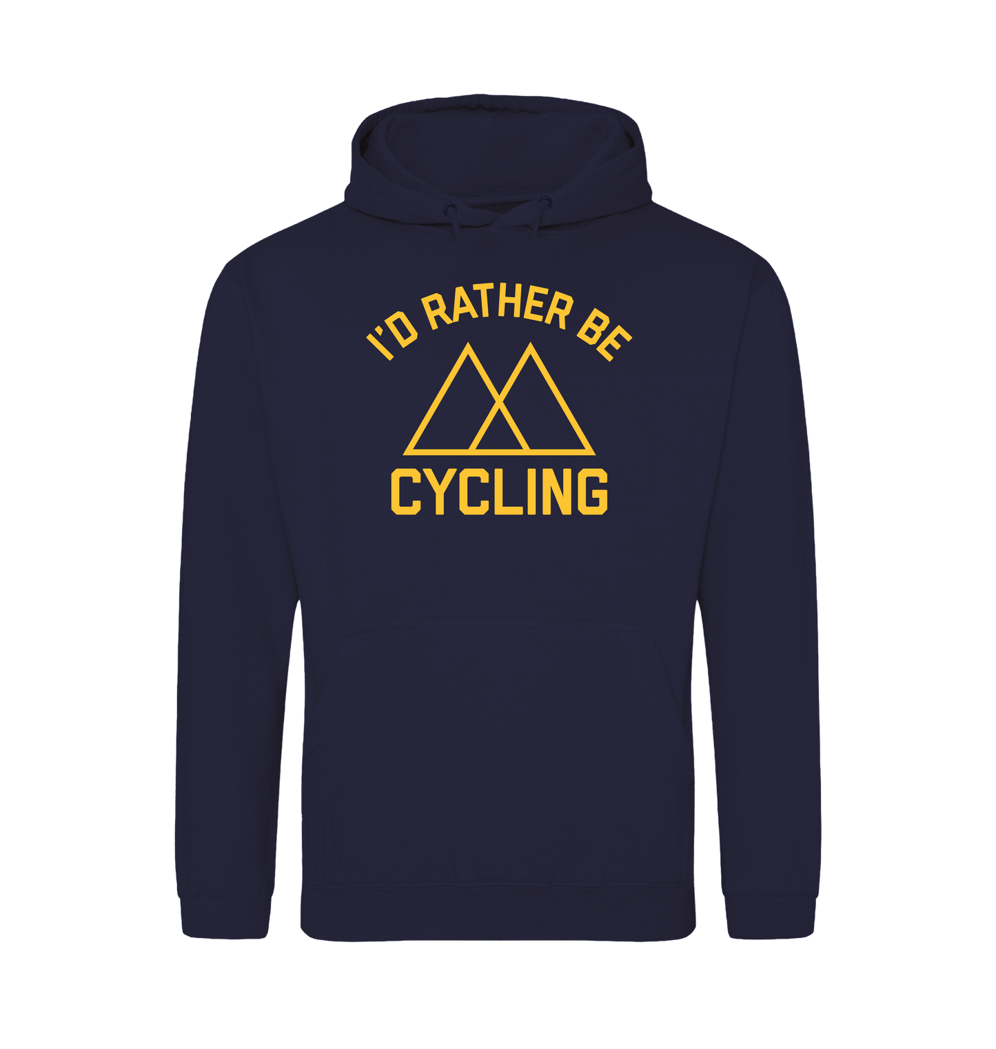 Oxford Navy Printed Hoody Front