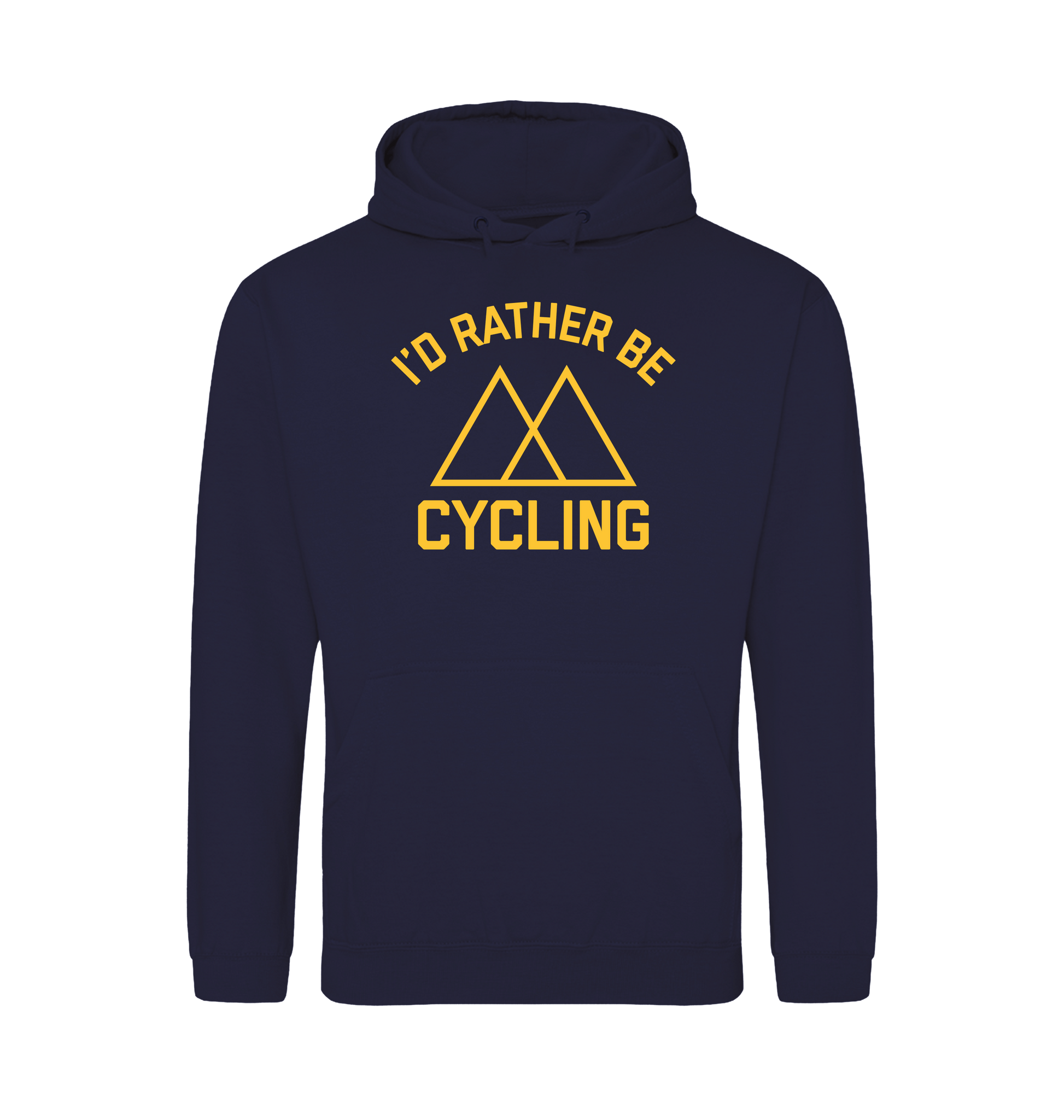Oxford Navy Printed Hoody Front