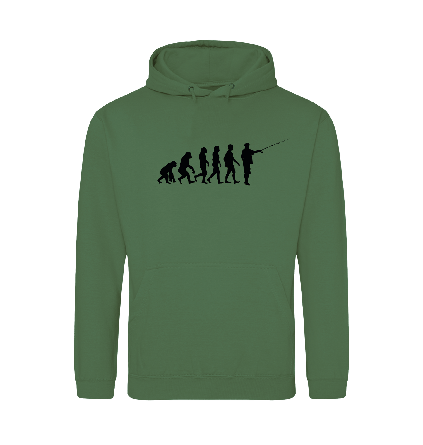 Cactus Green Printed Hoody Front