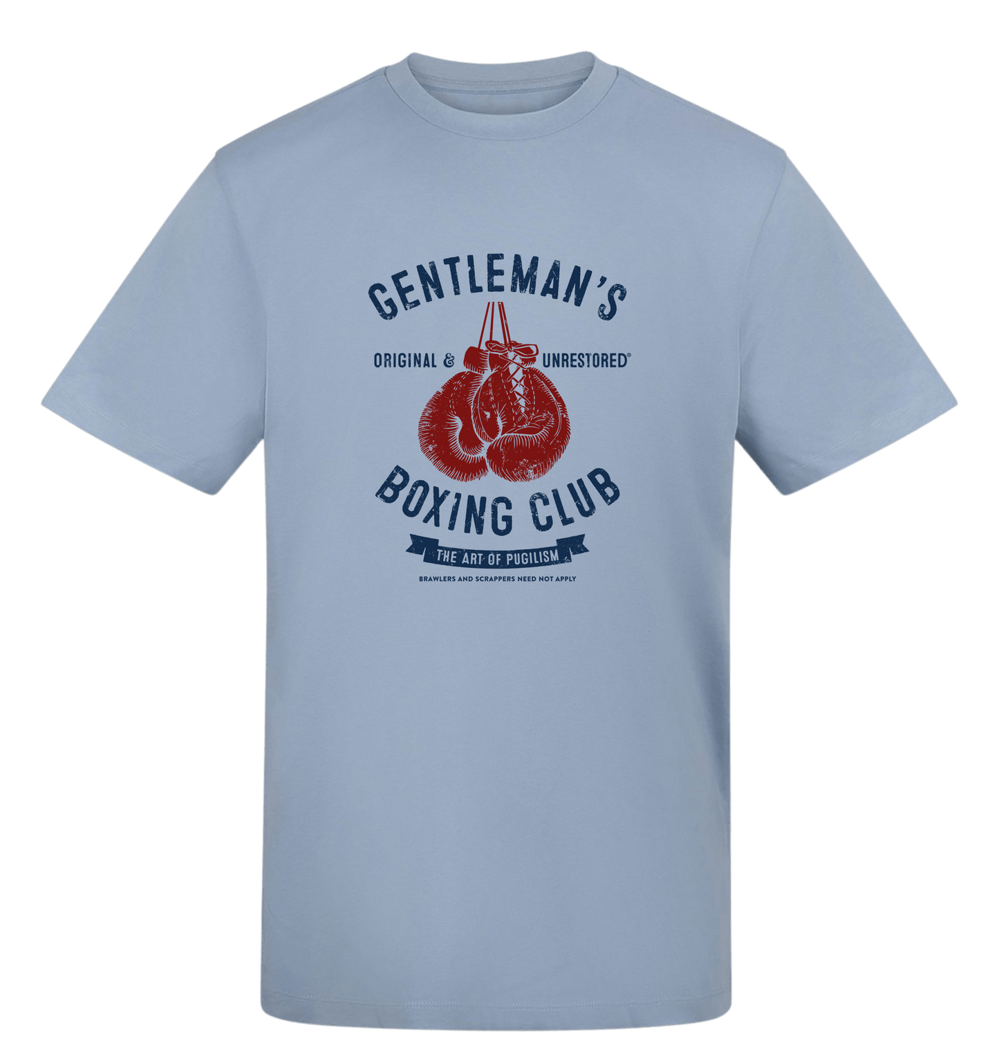 Sky Blue Printed T-shirt Front