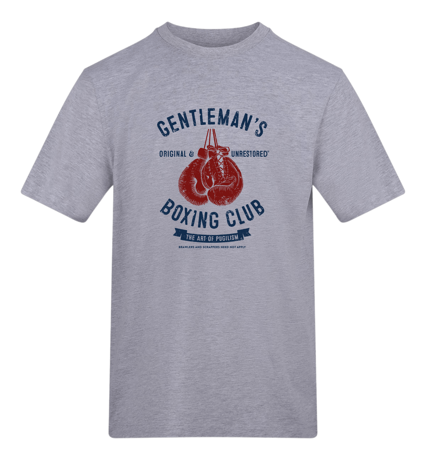 Heather Grey Printed T-shirt Front