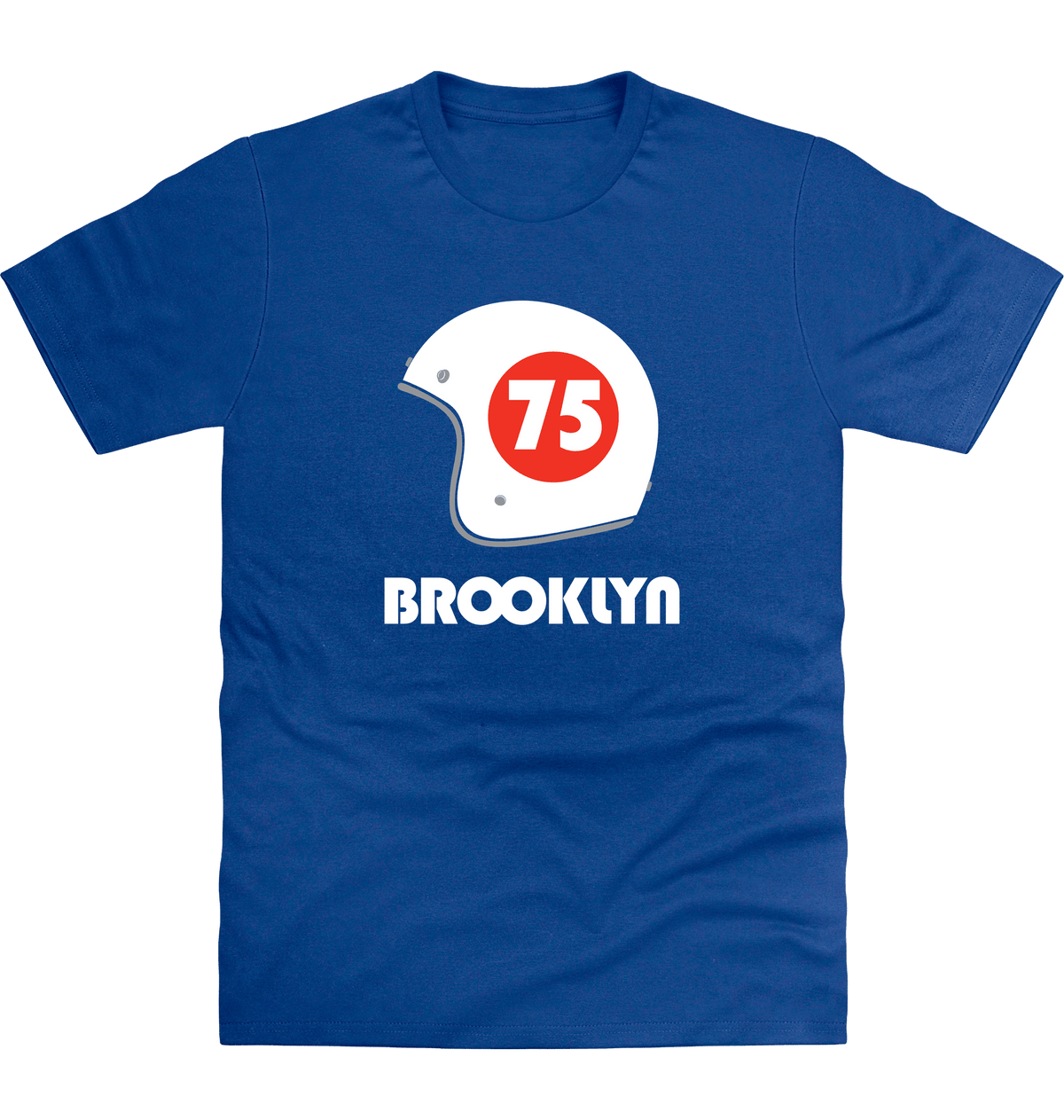 Royal Blue Printed T-shirt Front
