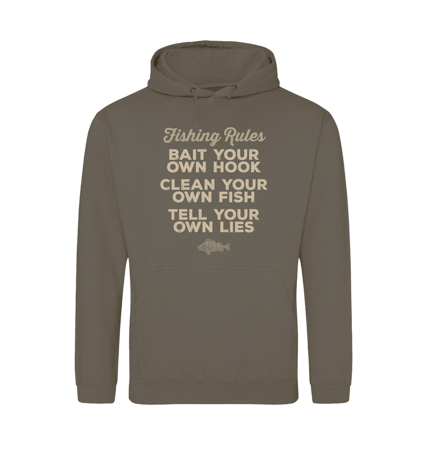 Natural Clay Printed Hoody Front