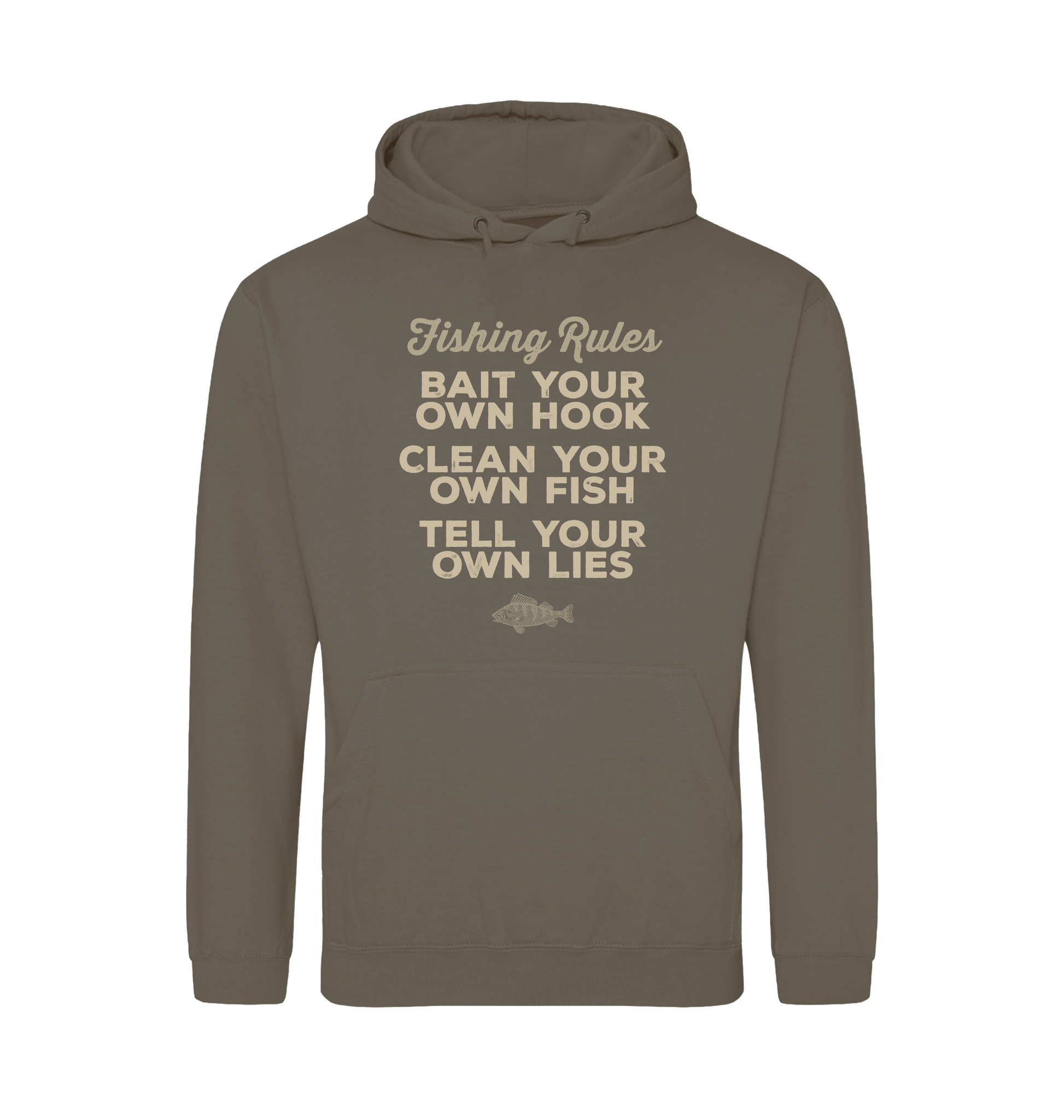 Natural Clay Printed Hoody Front