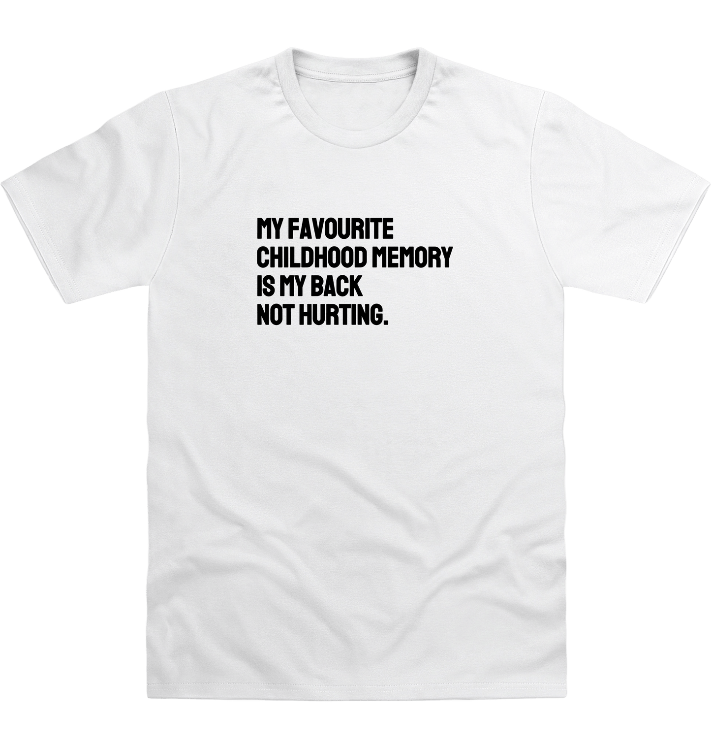 Arctic White Printed T-shirt Front