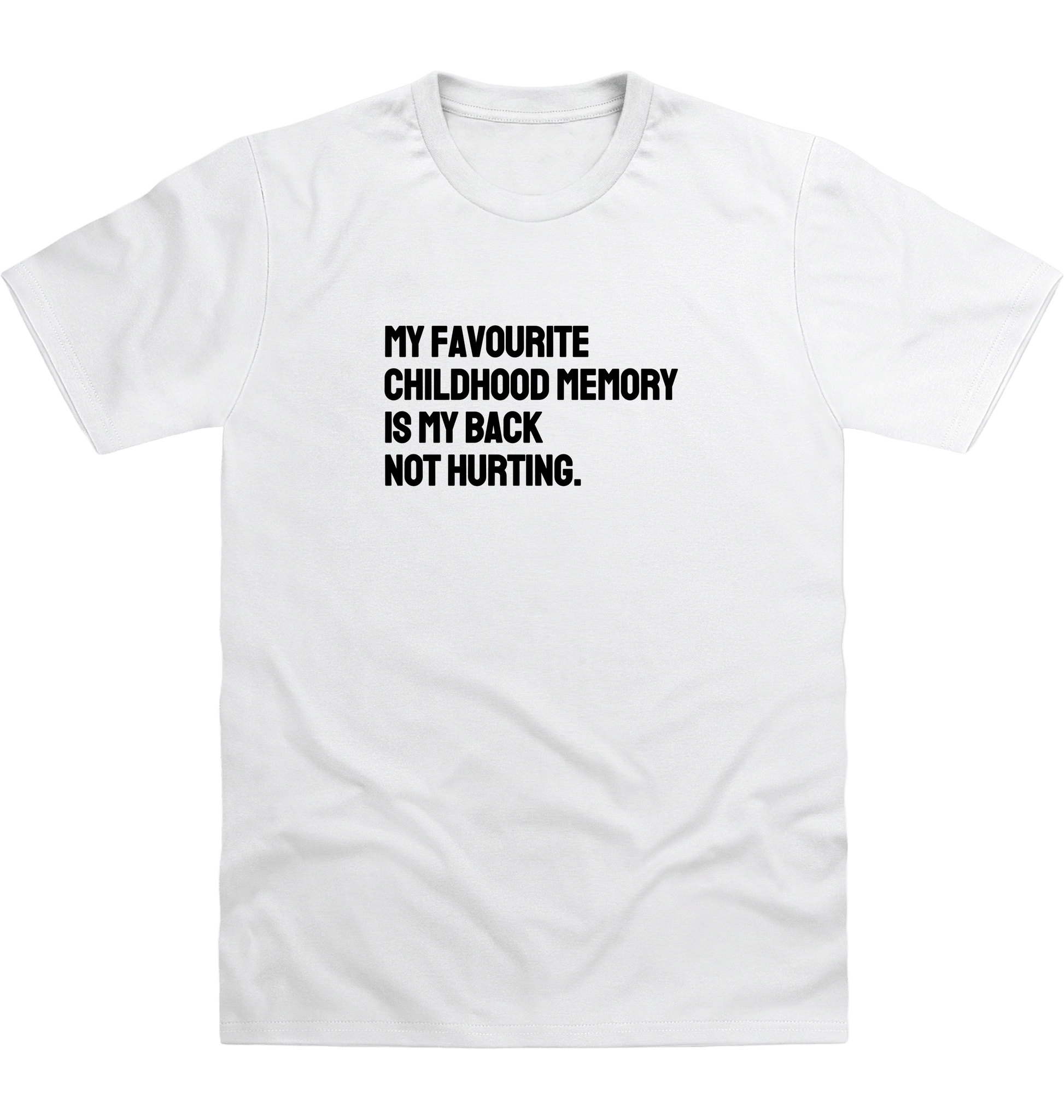 Arctic White Printed T-shirt Front