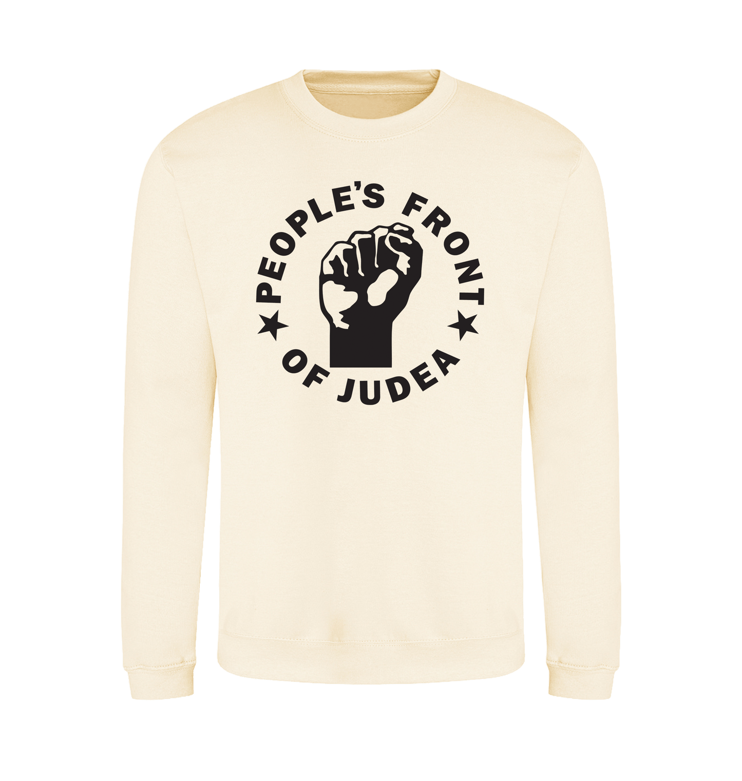 Vanilla Milkshake Printed Sweater Front