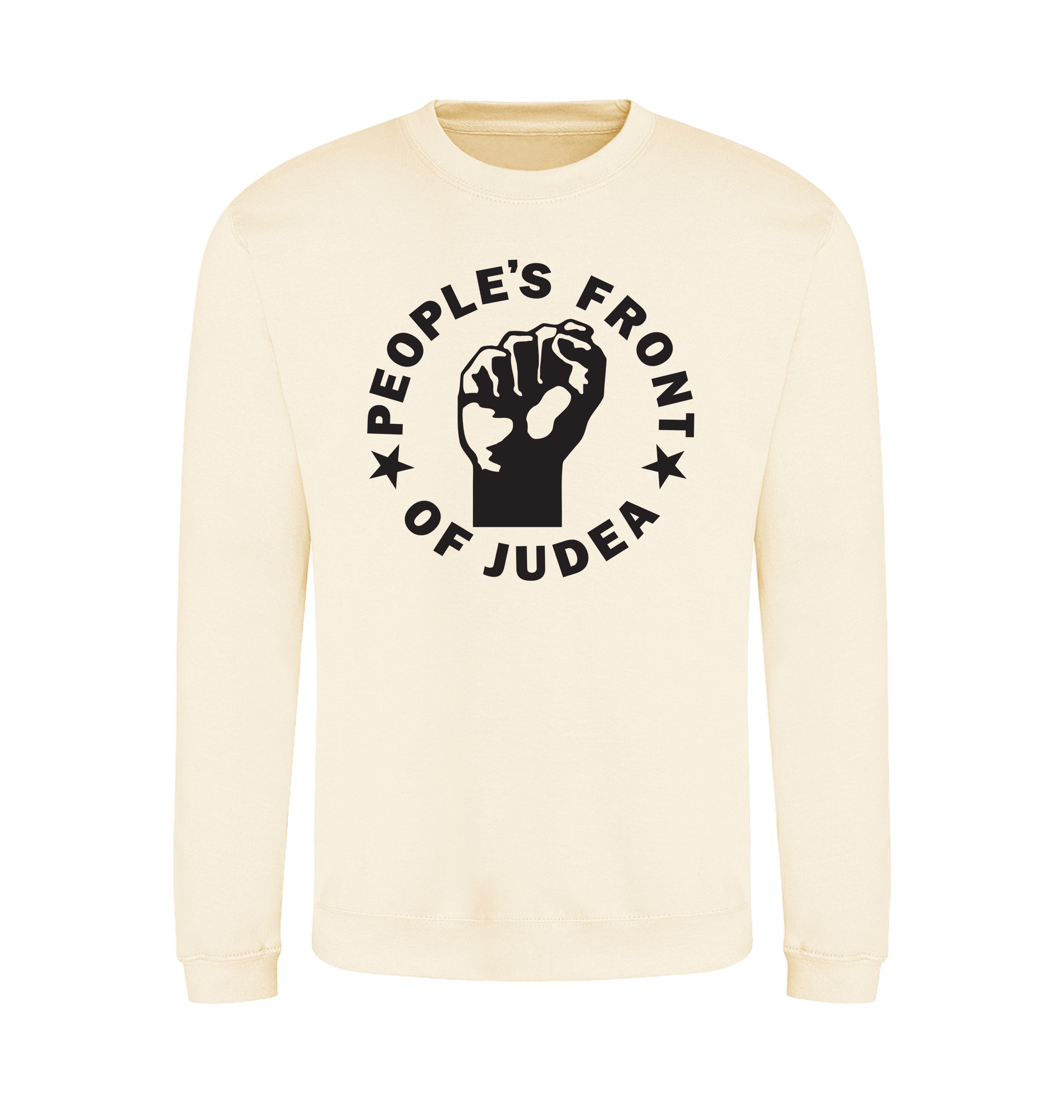 Vanilla Milkshake Printed Sweater Front