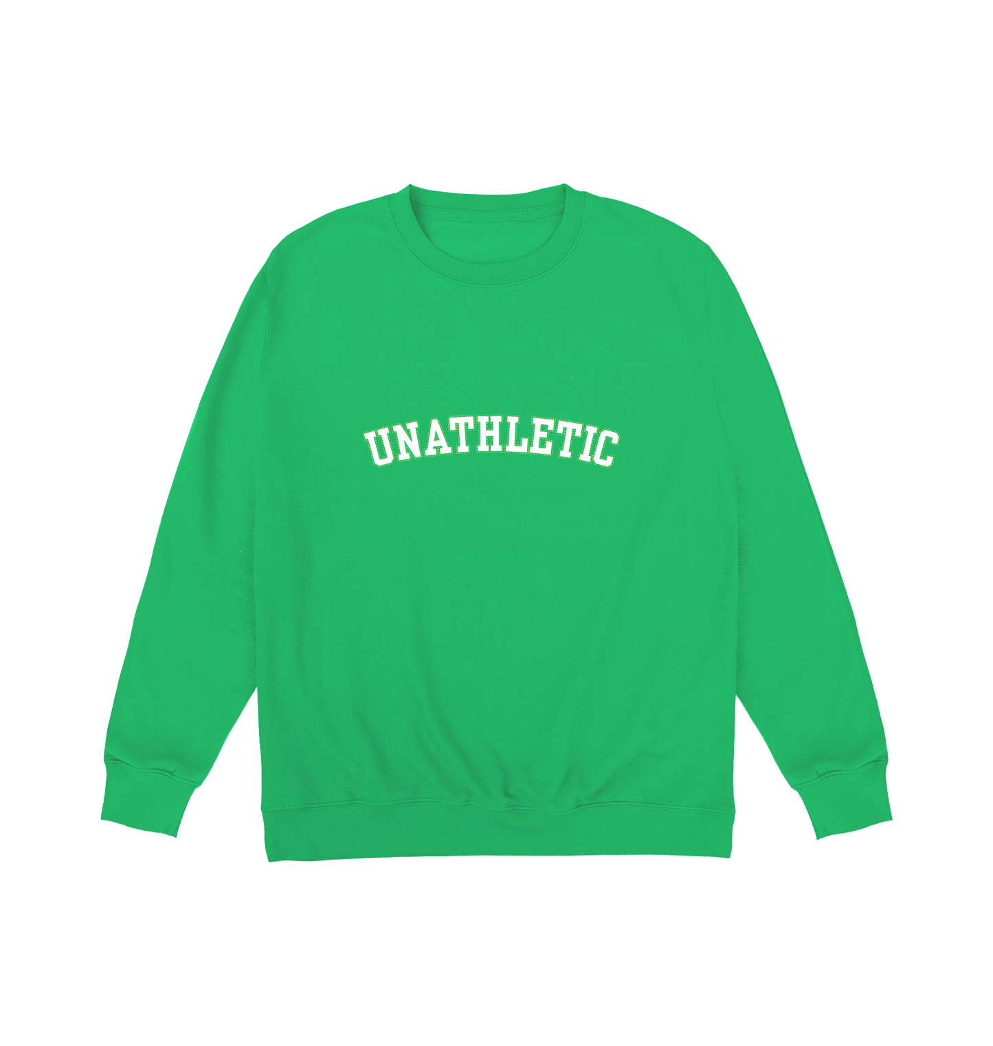 Kelly Green Printed Sweater Front