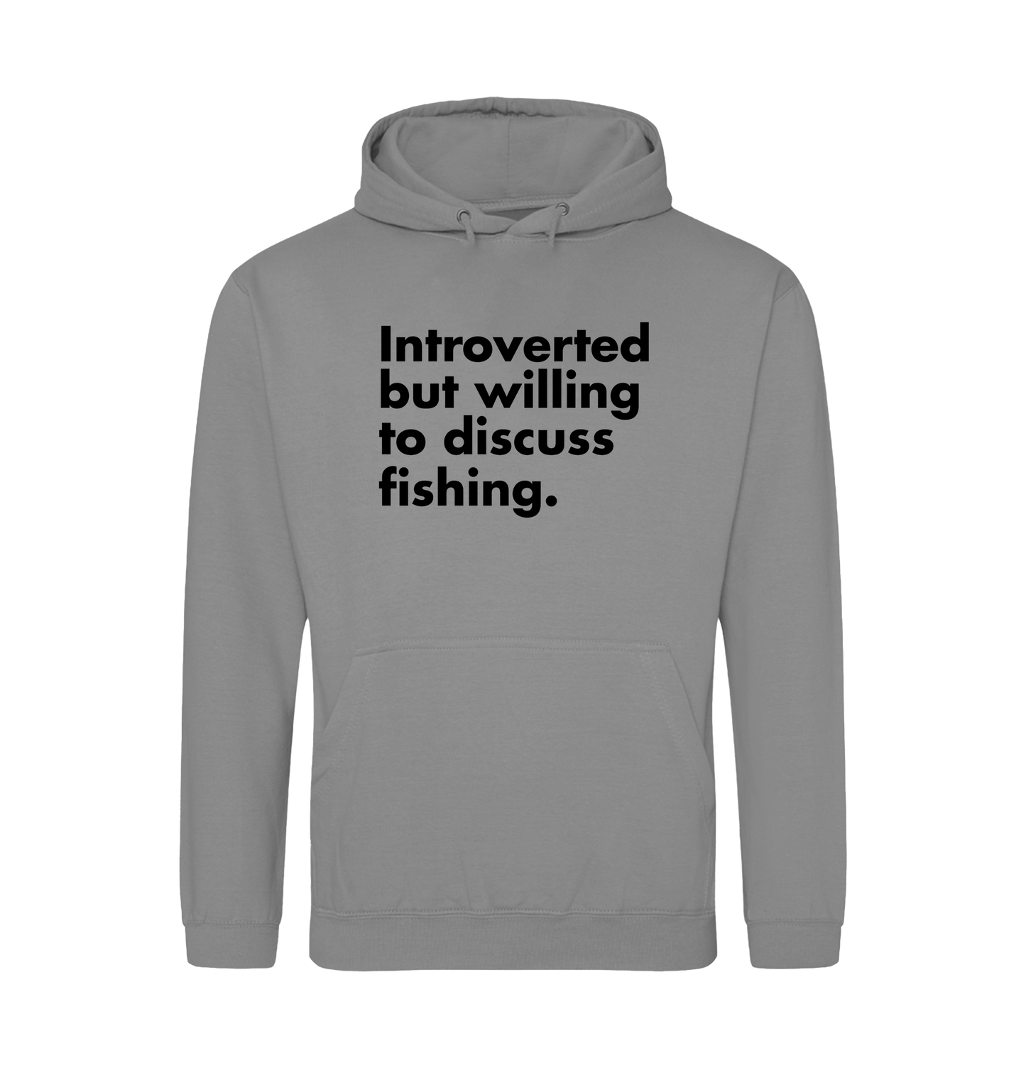 Platinum Grey Printed Hoody Front