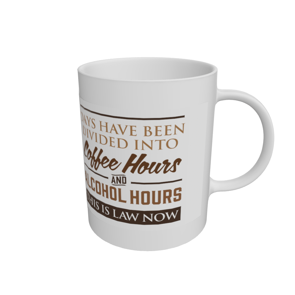 White Mug Front