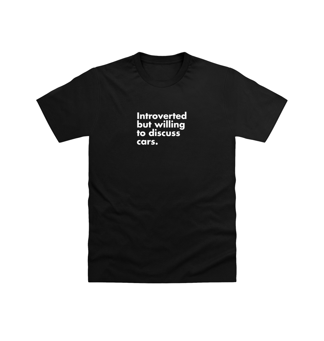 Black Printed T-shirt Front