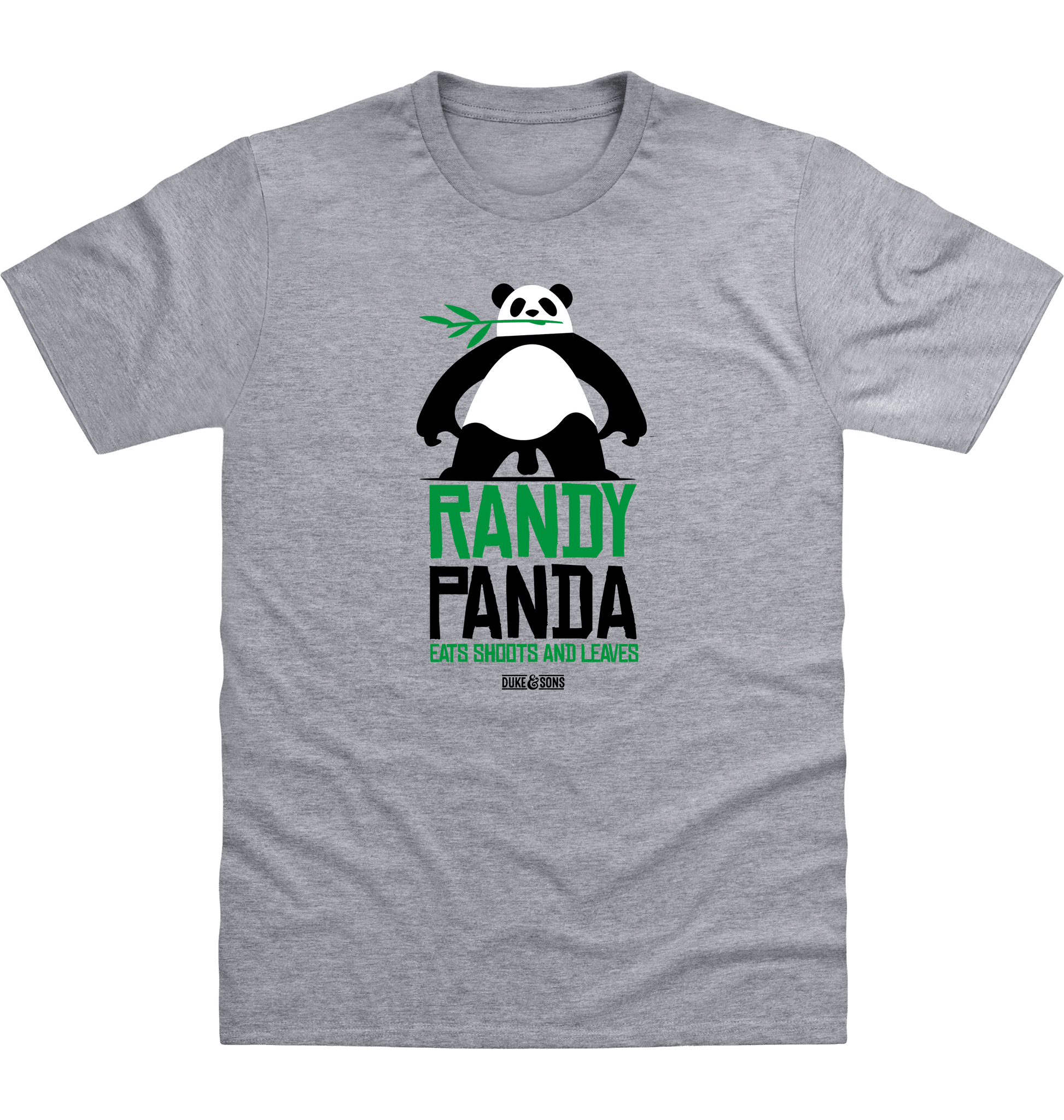 Heather Grey Printed T-shirt Front