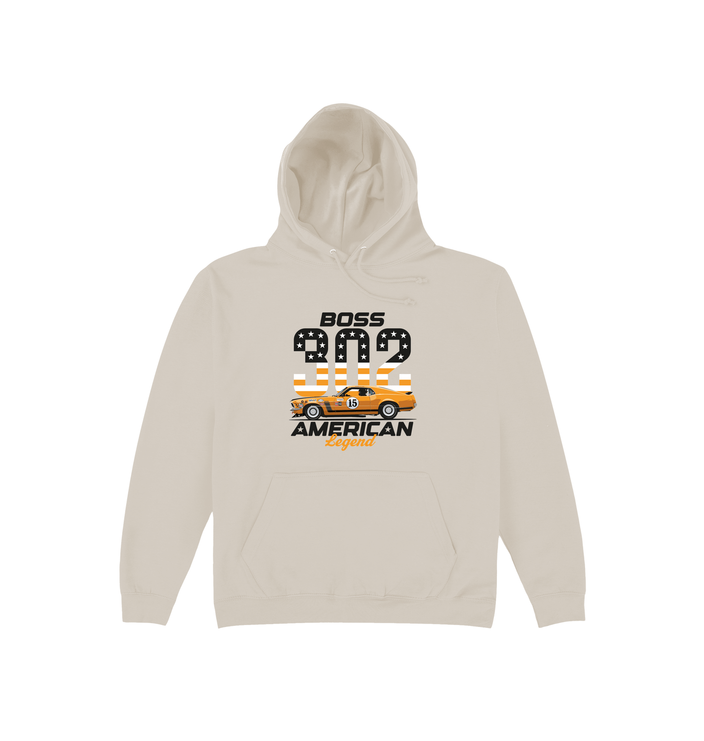 Natural Stone Printed Hoody Front