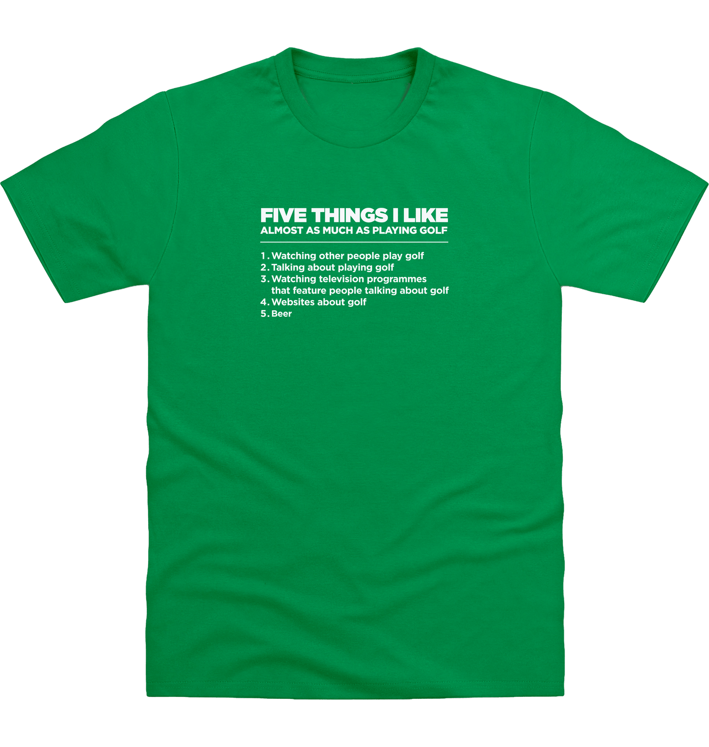 Kelly Green Printed T-shirt Front