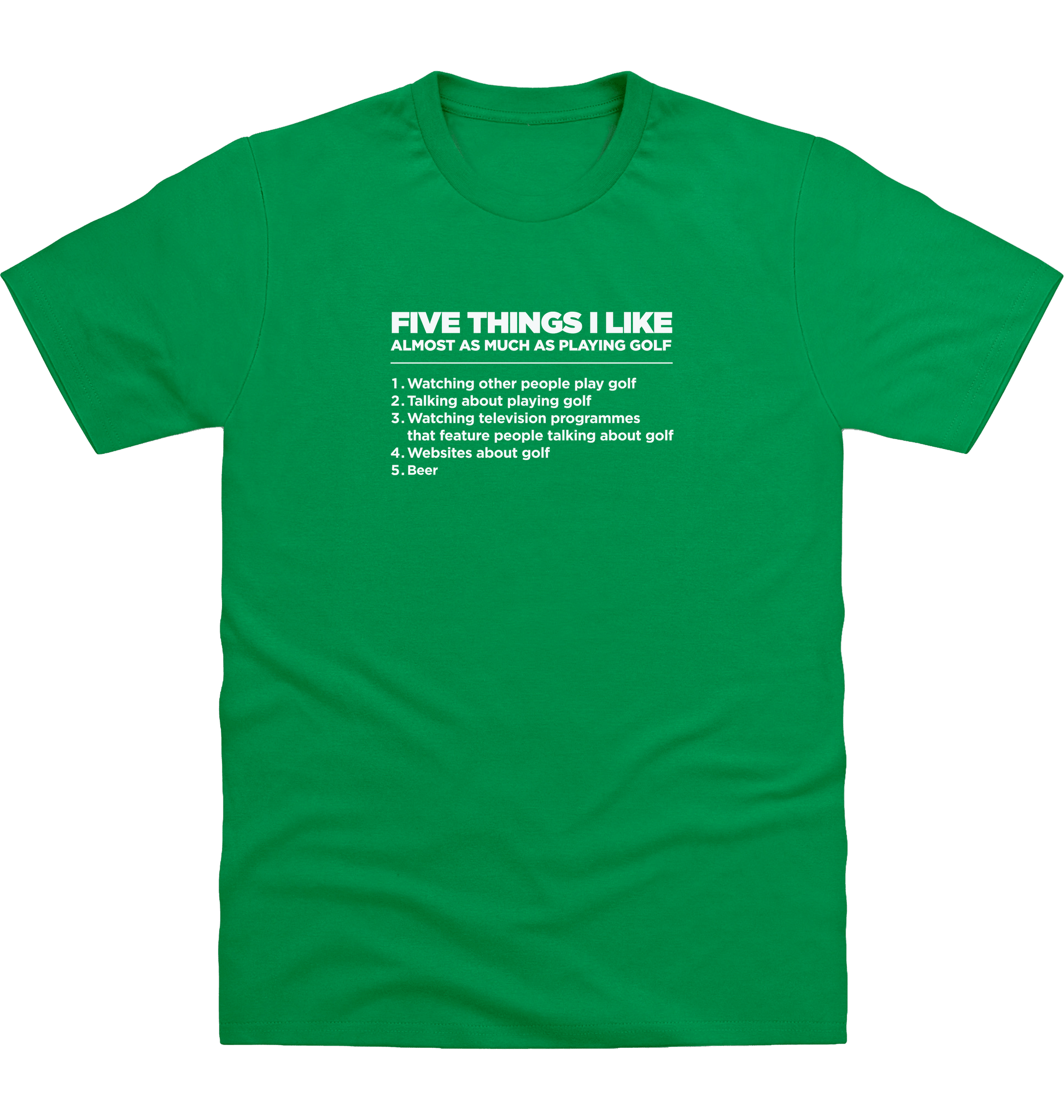 Kelly Green Printed T-shirt Front