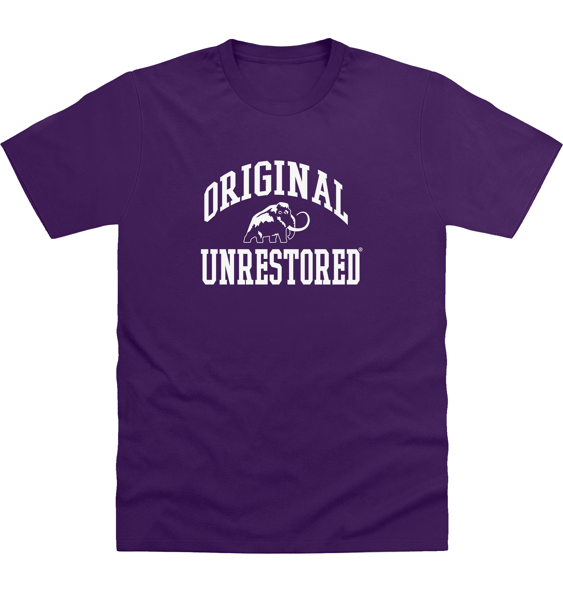 Purple Printed T-shirt Front