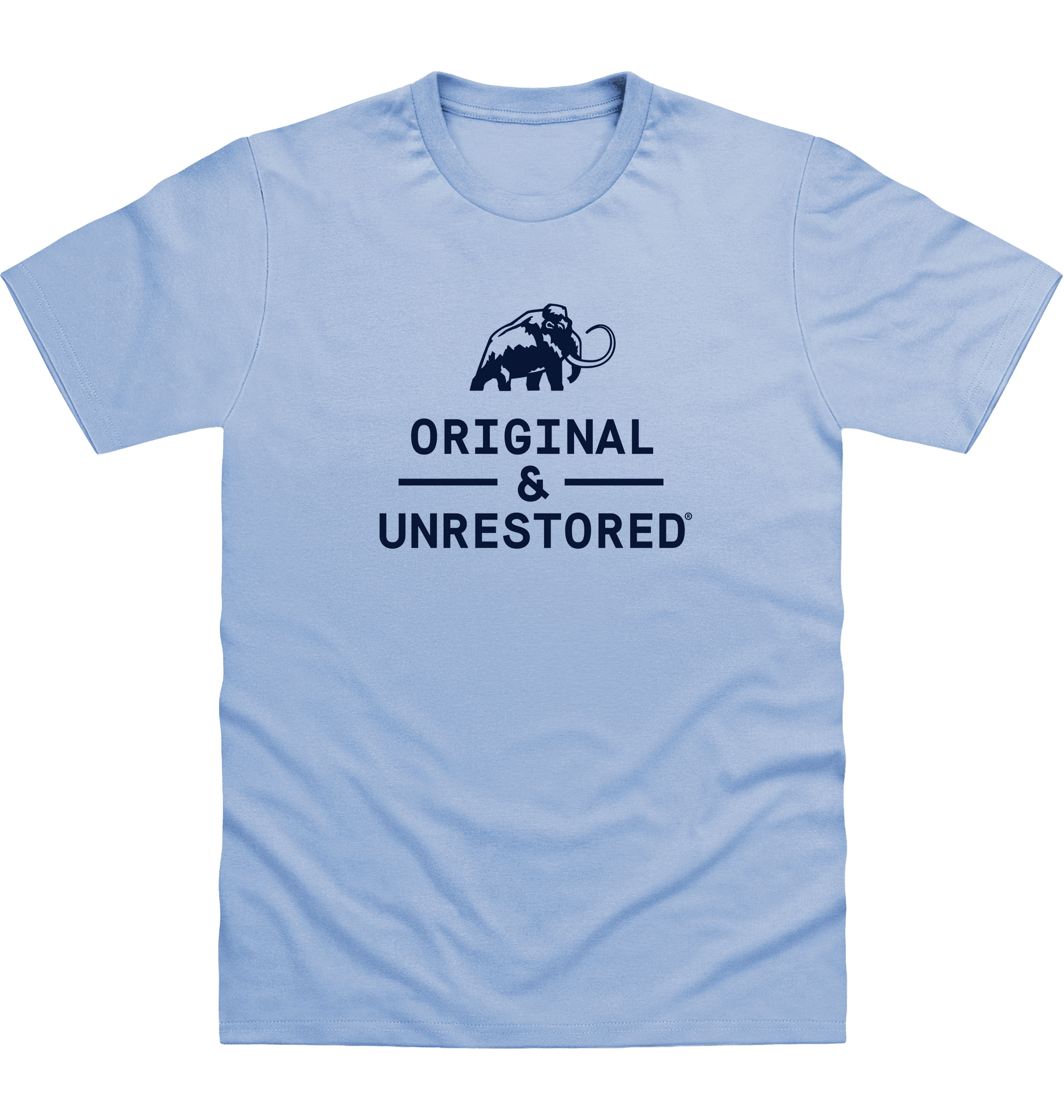 Sky Blue Printed T-shirt Front