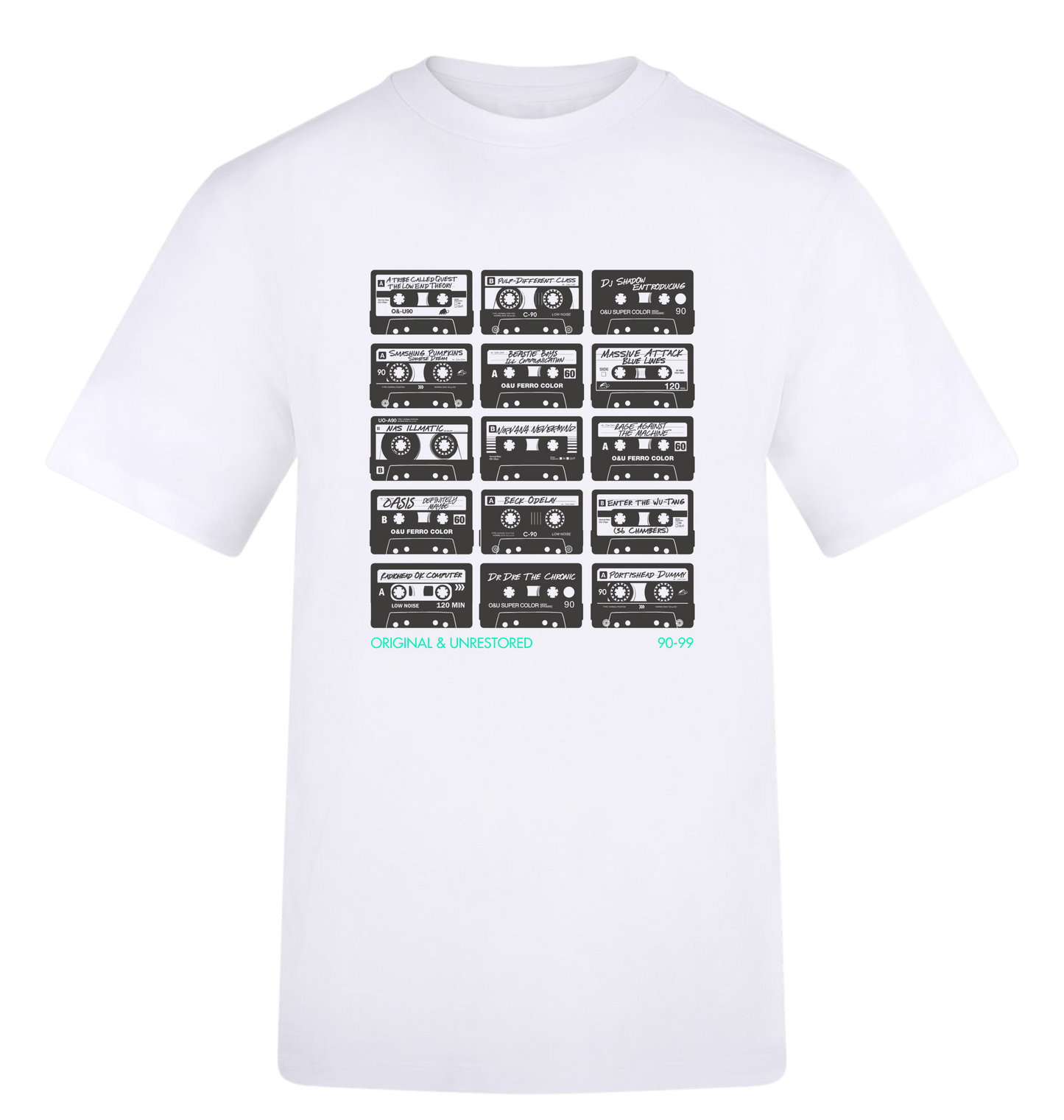 Arctic White Printed T-shirt Front